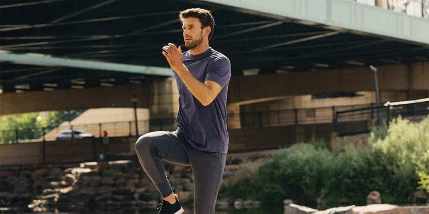 Men's Green Satin Leggings - Satin Activewear For Men - Body Aware UK