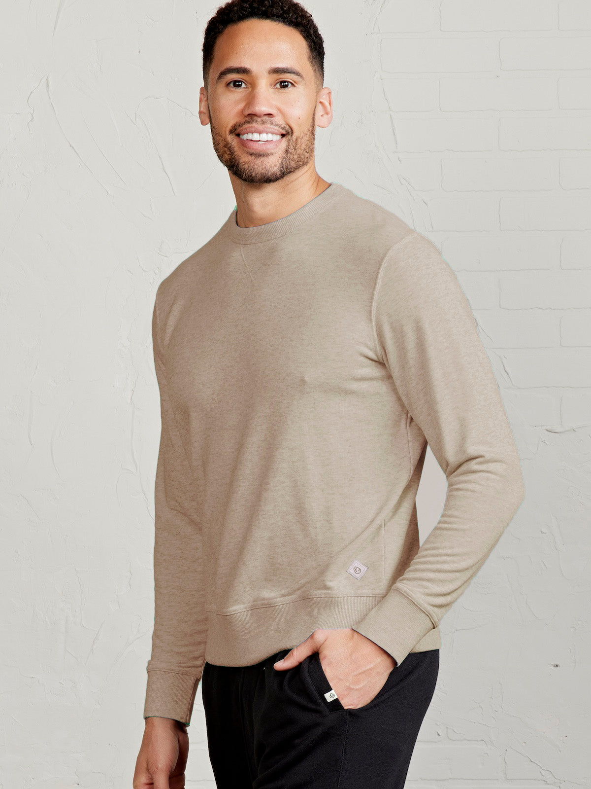 Stadium French Terry Sweatshirt - tasc Performance (GrayOakHeather)