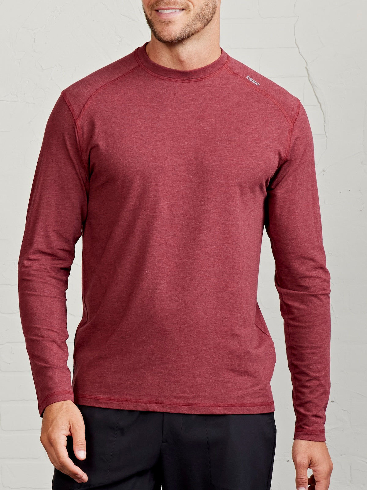 Carrollton Long Sleeve Fitness T-Shirt Brick Heather – tasc