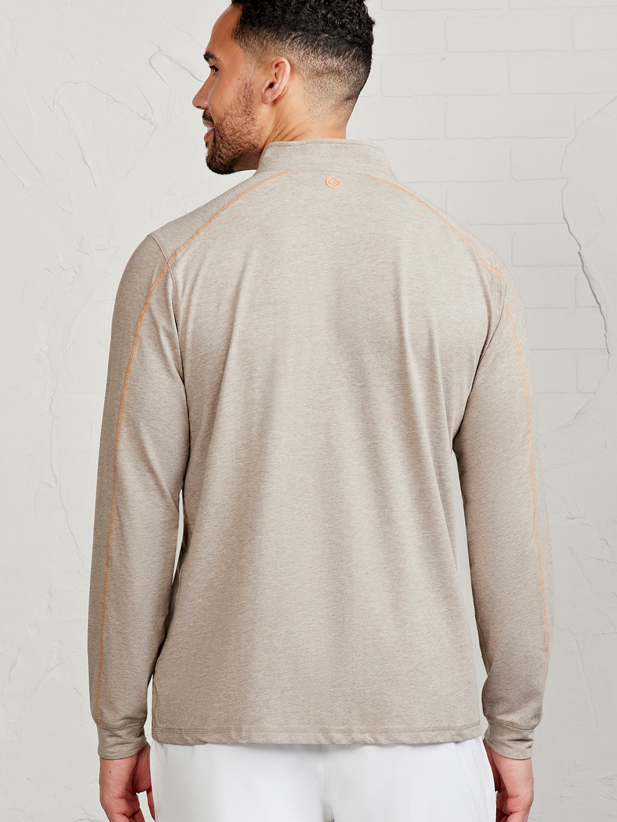 Carrollton Lightweight Quarter Zip - tasc Performance (GrayOakHeather/TerraHeather)