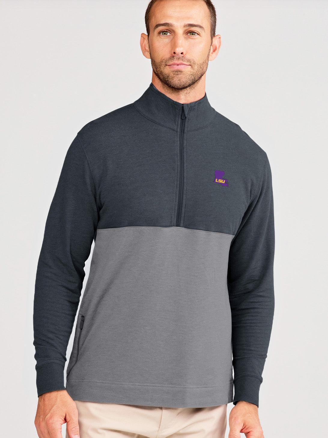 Venture Fleece 1/2 Zip - LSU – tasc Performance