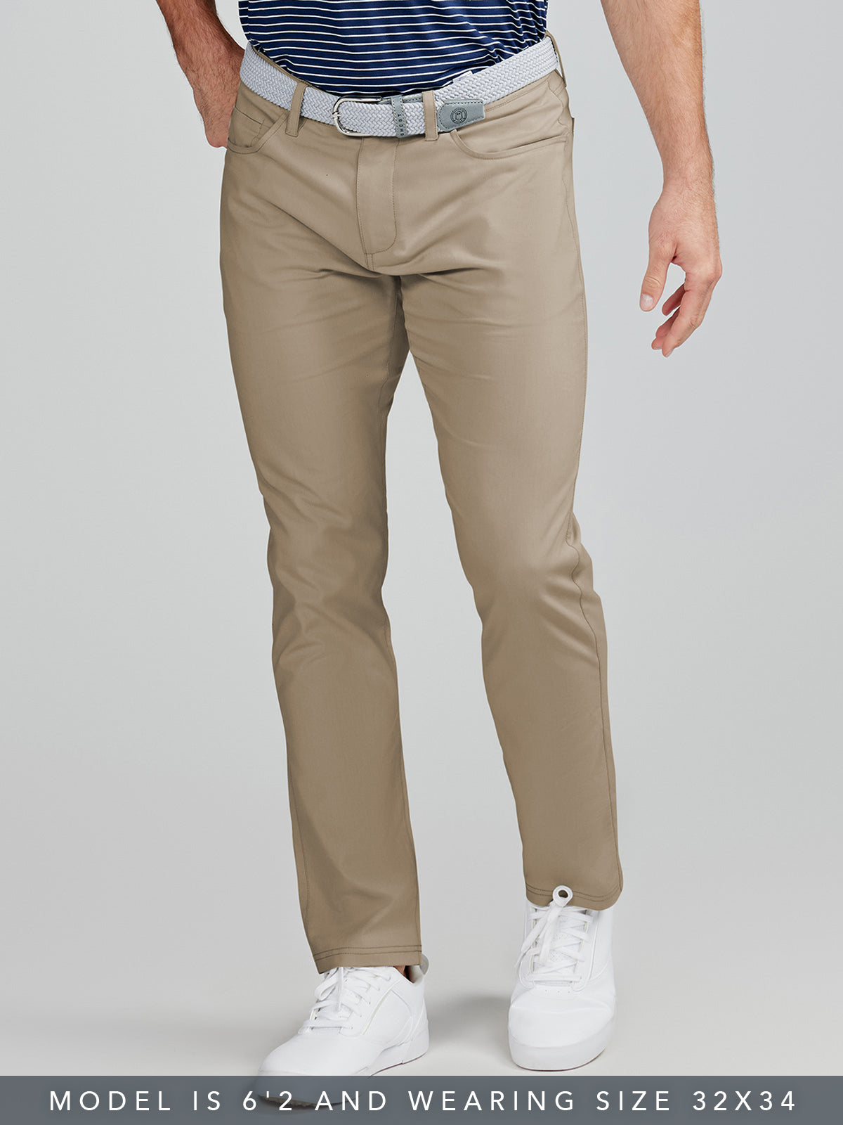 Motion Pant Tailored Fit - Mid-Khaki Mid-Khaki / 34x30 Motion Pant Tailored Fit - Mid-Khaki Mid-Khaki / 34x30