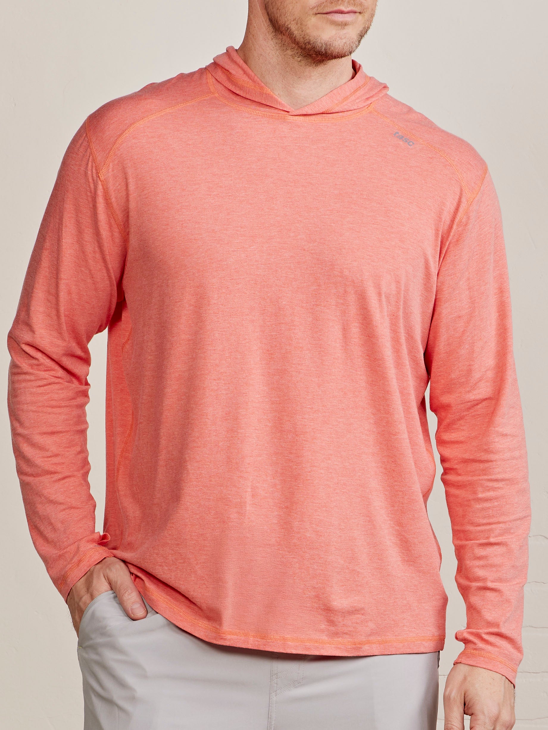Carrollton Lightweight Hoodie Hibiscus Heather – tasc Performance