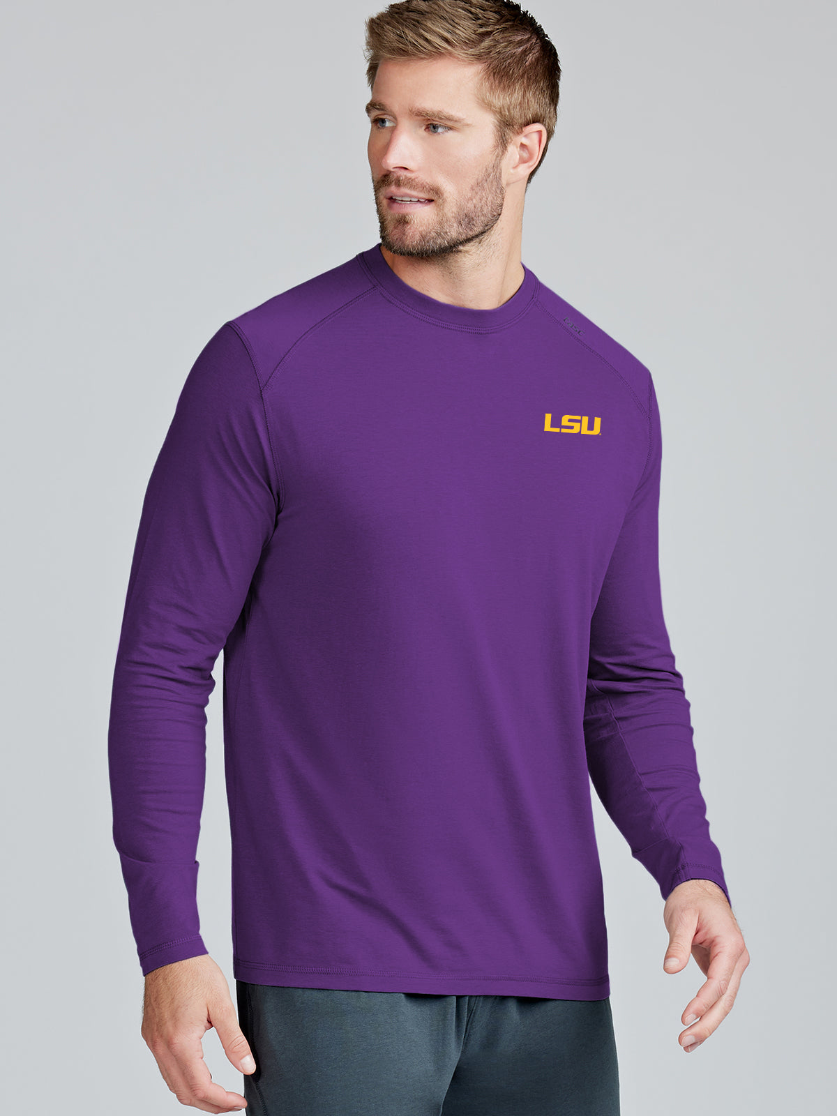 Carrollton Long Sleeve Fitness T-Shirt - LSU - tasc Performance (PurpleC)