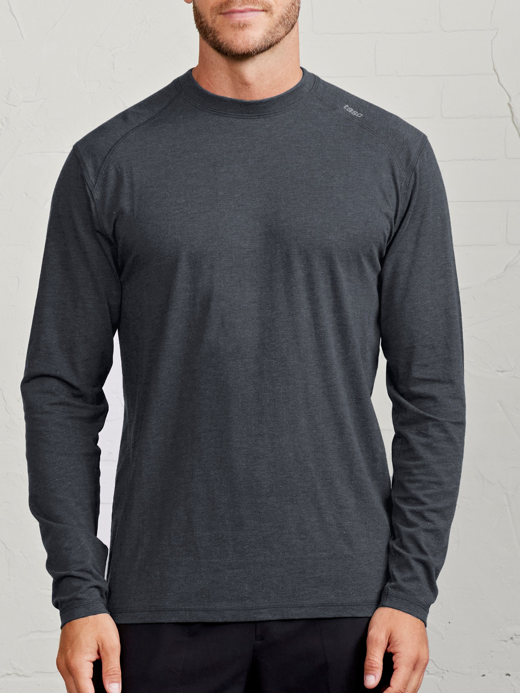 Carrollton Long Sleeve Fitness T-Shirt Iron Heather – tasc Performance