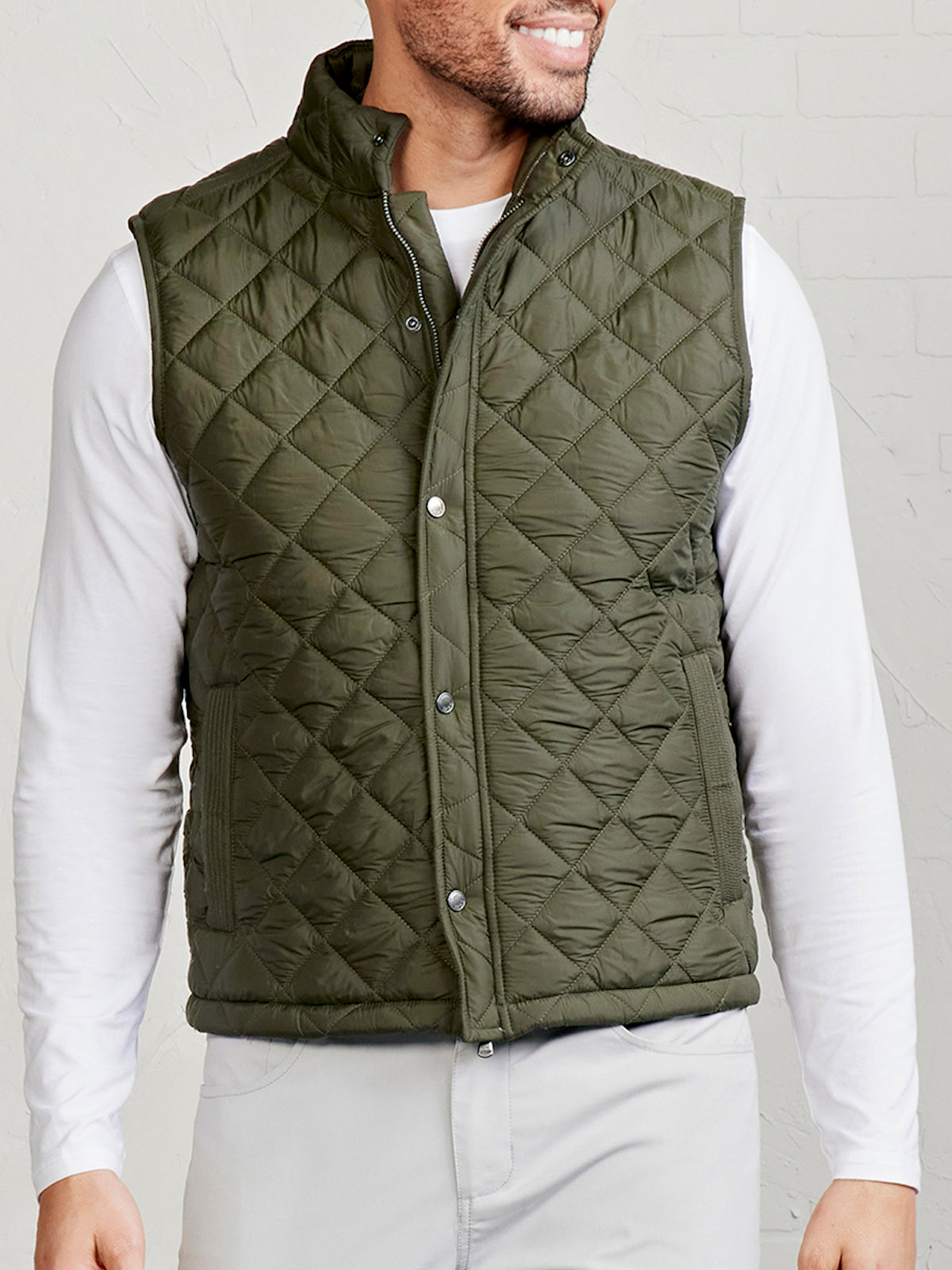 Millbrook Quilt Puffer Vest Deep Olive – tasc Performance