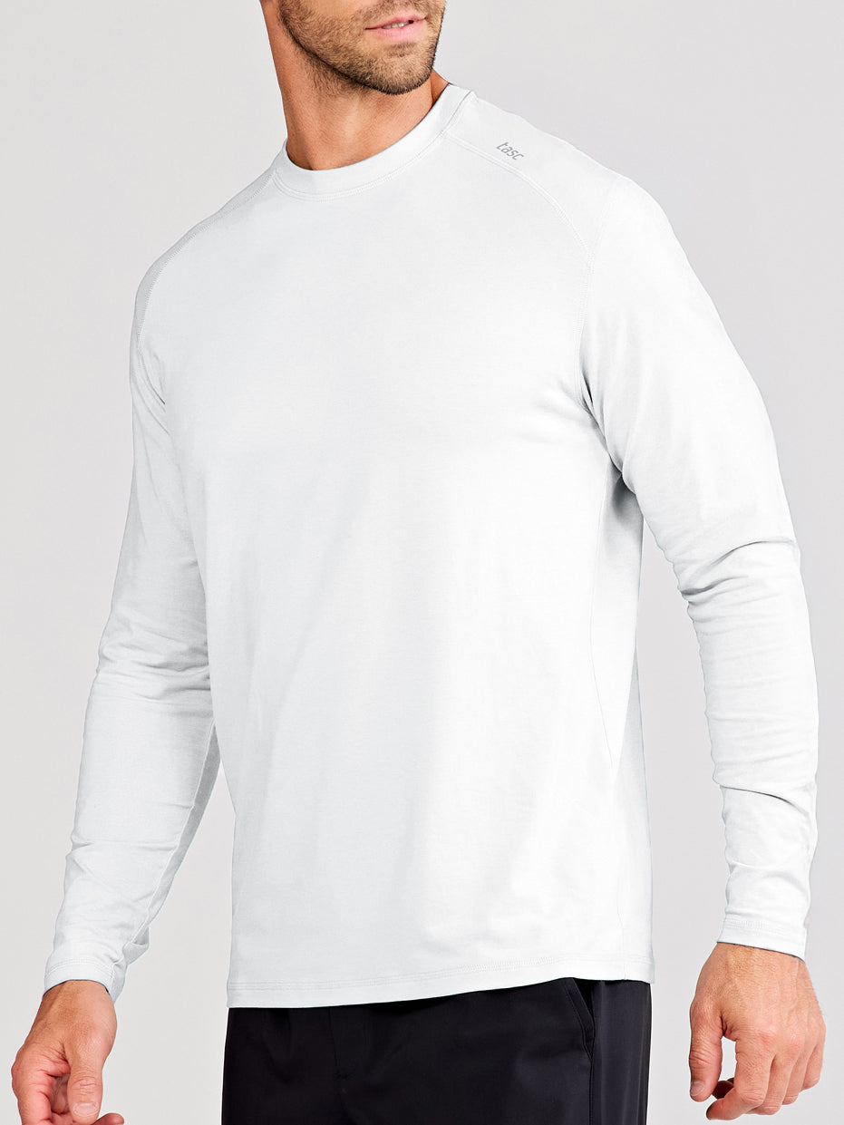 (取寄) TASC パフォーマンス メンズ カロルトン ロング スリーブ シャツ tasc Performance men  Carrollton Long Sleeve Shirt White Carrollton Long Sleeve Fitness T-Shirt White – tasc Performance