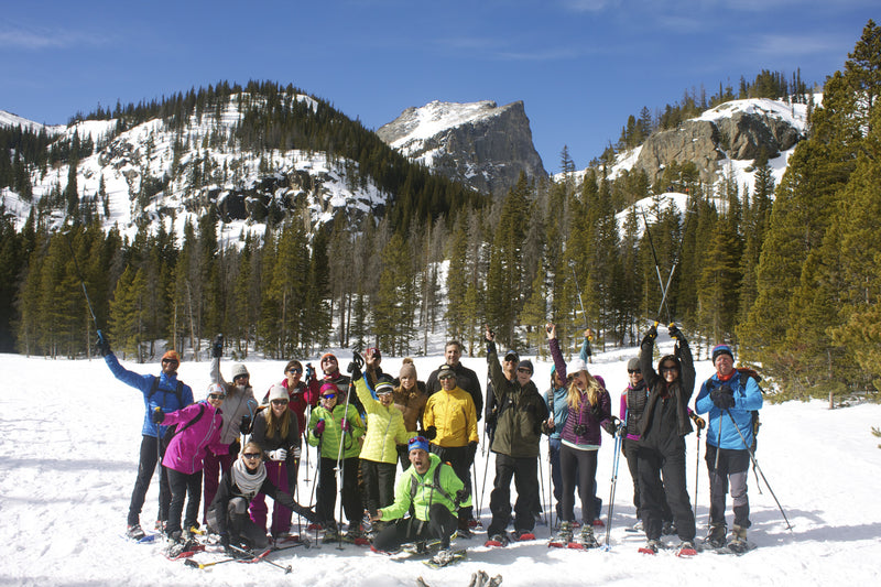 Snowshoeing in Estes Park with Melissa Arnot & Jeff Evans