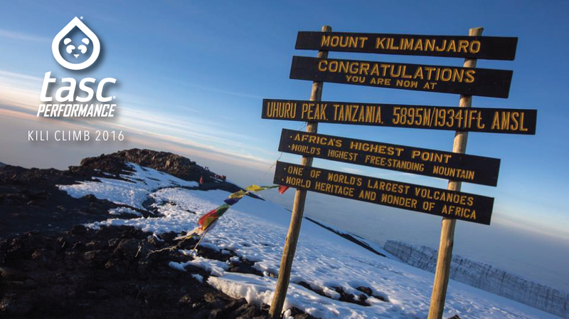 tasc sponsors Kili Climb 2016 with Heather Thomson and Jeff Evans