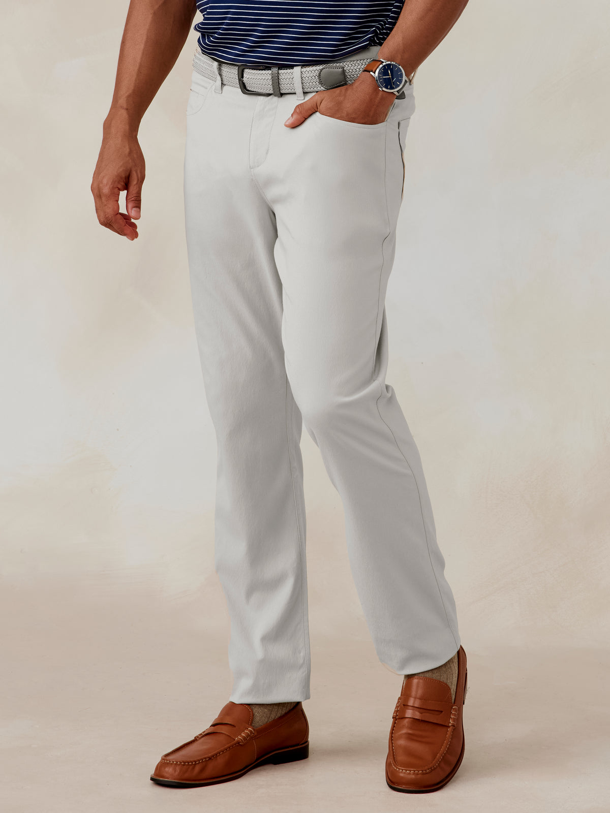 Motion Pant Straight Fit - Glacier Gray tasc performance (GlacierGray)