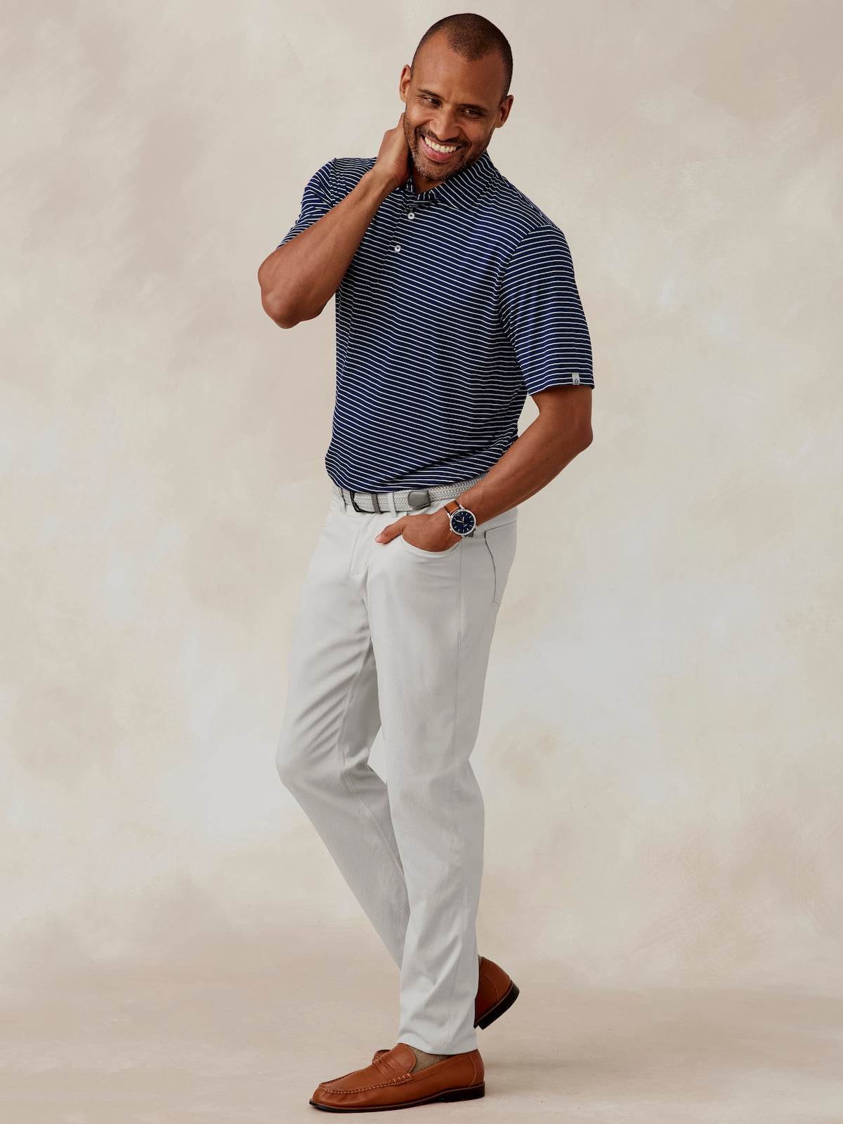 Motion Pant Straight Fit - Glacier Gray tasc performance (GlacierGray)