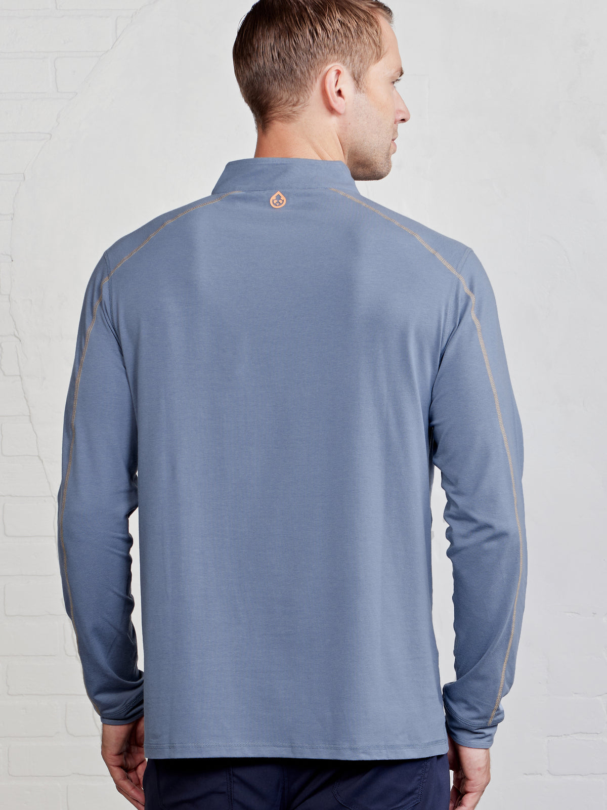 Carrollton Lightweight Quarter Zip - tasc Performance (Anchor/Papaya)