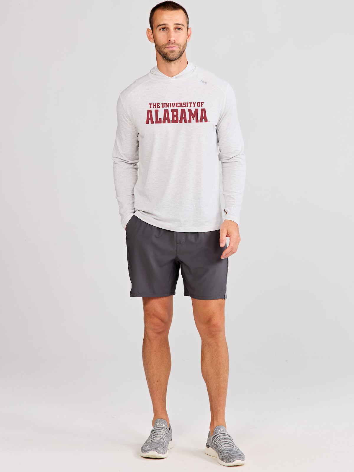 Carrollton Lightweight Hoodie - Alabama - tasc Performance (MarbleHeather)