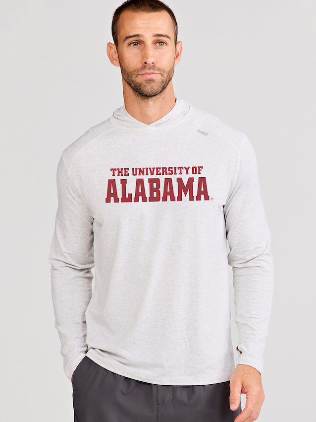 Carrollton Lightweight Hoodie - Alabama - tasc Performance (MarbleHeather)