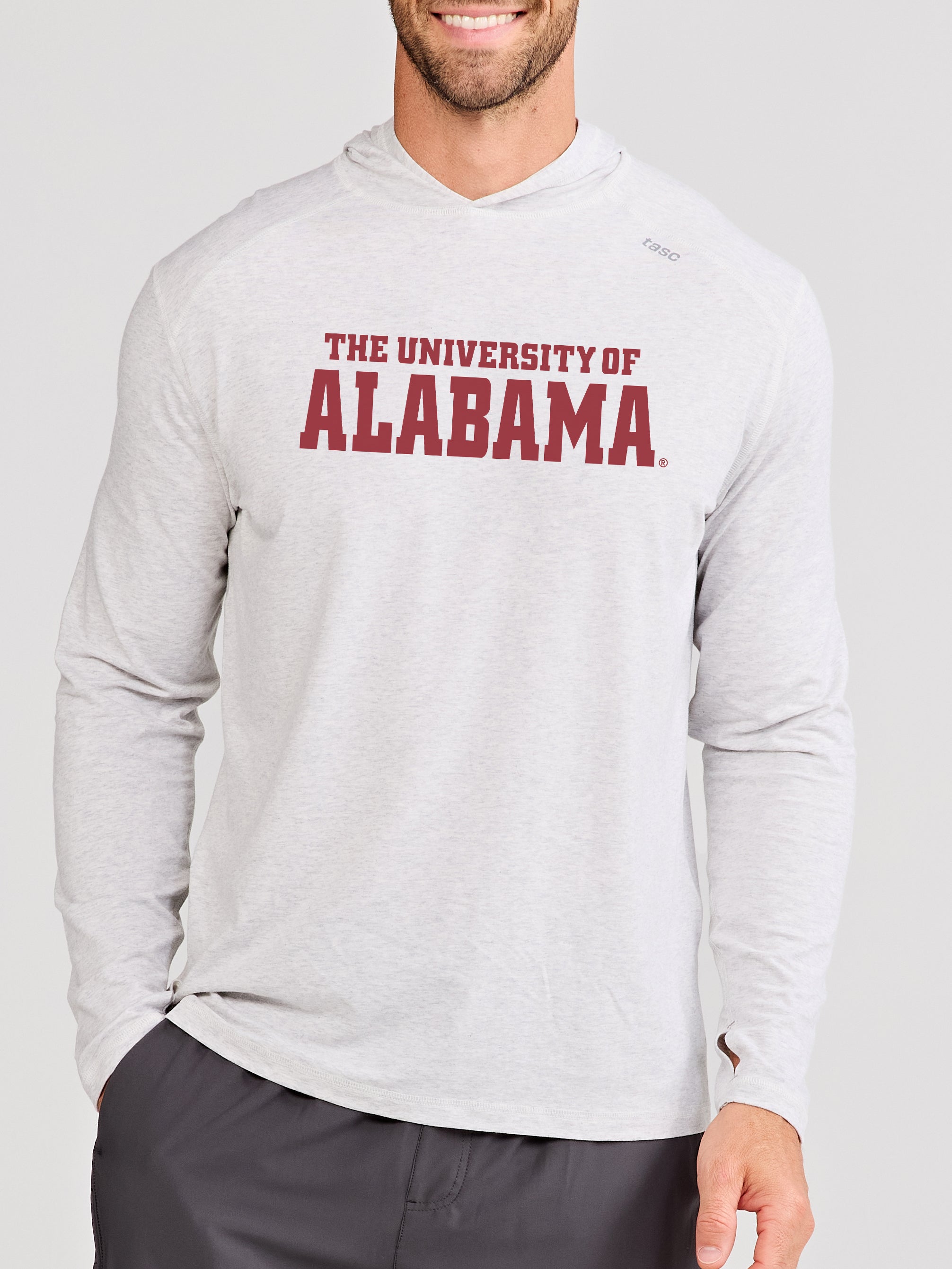 Carrollton Lightweight Hoodie - Alabama - tasc Performance (MarbleHeather)