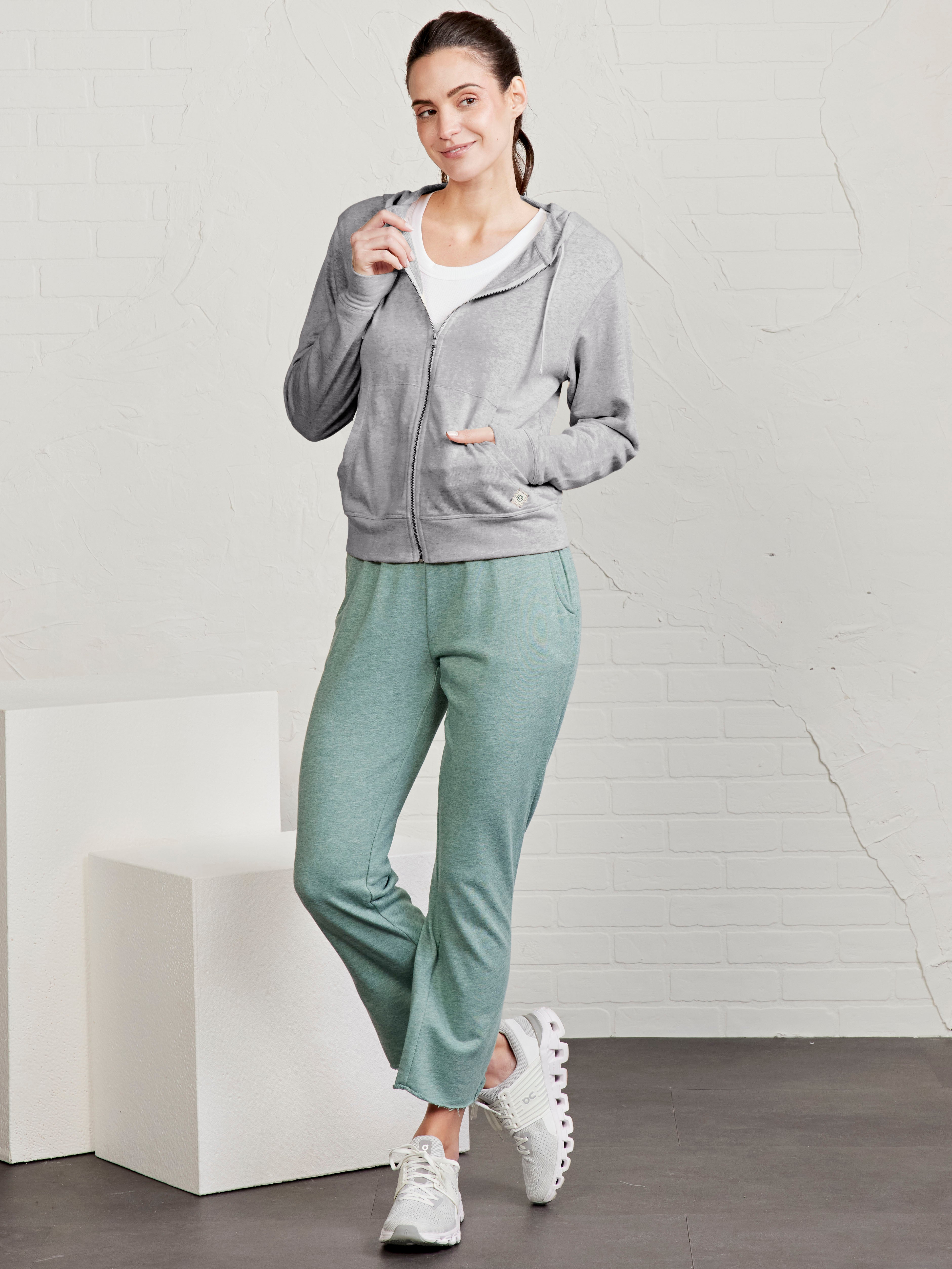 Stadium Frech Terry Full Zip Hoodie - tasc Performance (HeatherGray)