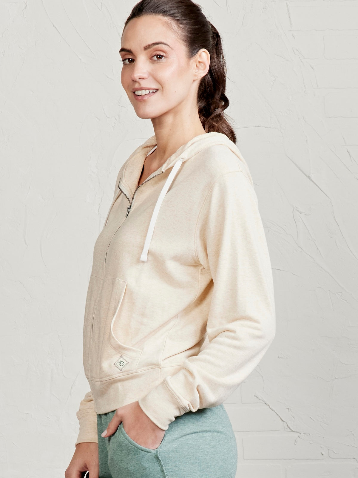 Stadium Frech Terry Full Zip Hoodie - tasc Performance (BirchHeather)