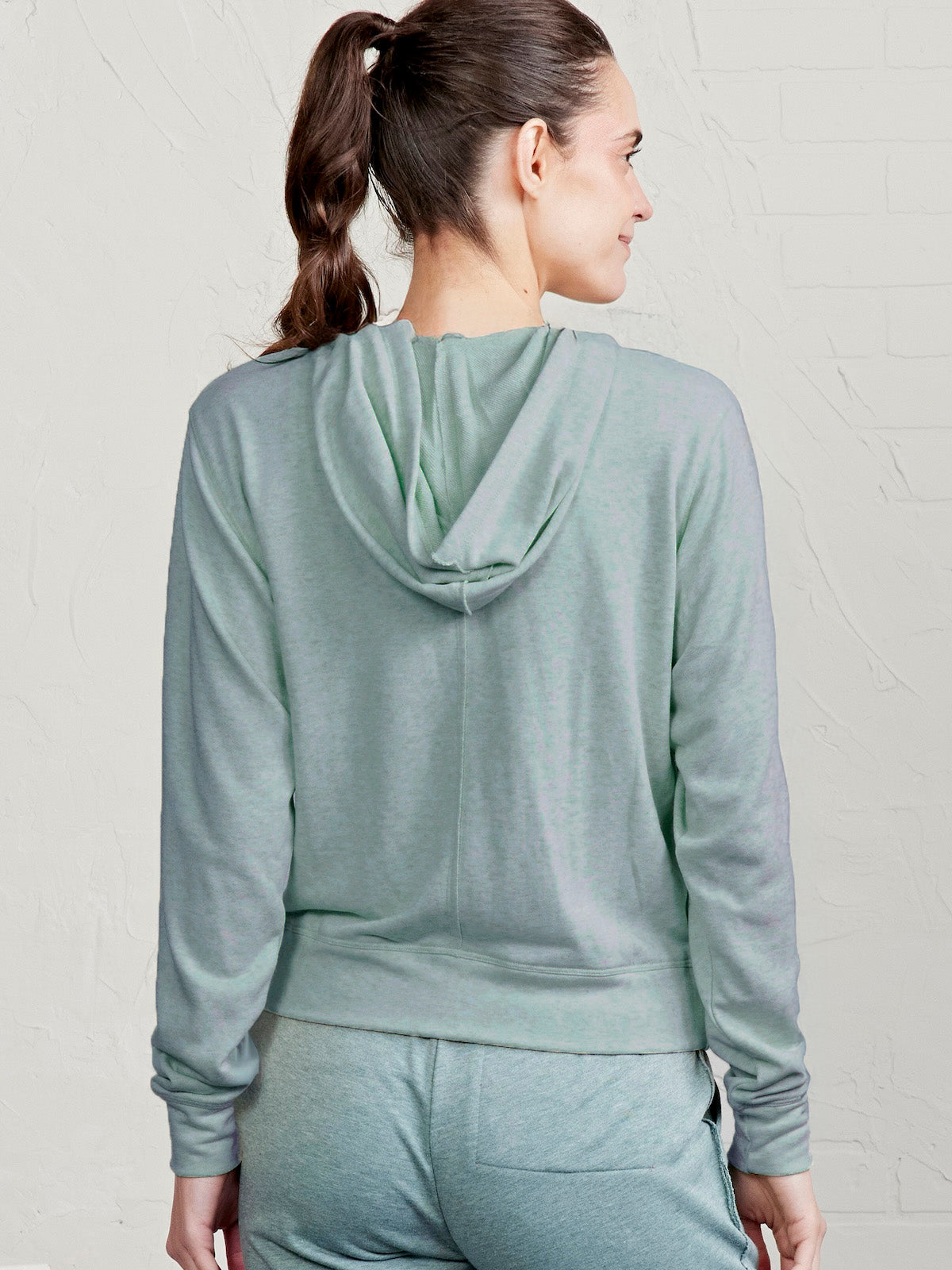 Stadium Frech Terry Full Zip Hoodie - tasc Performance (SageHeather)