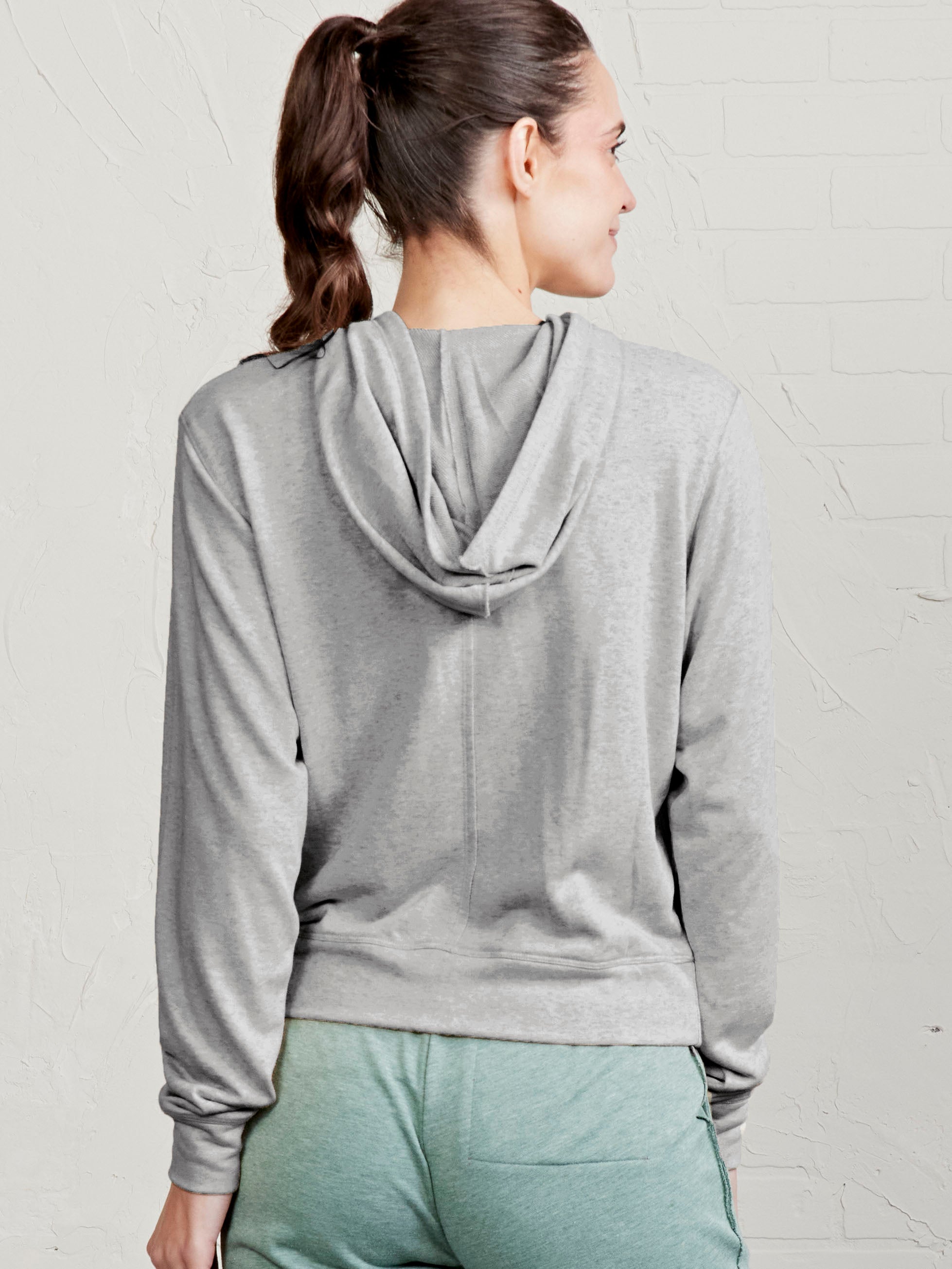 Stadium Frech Terry Full Zip Hoodie - tasc Performance (HeatherGray)