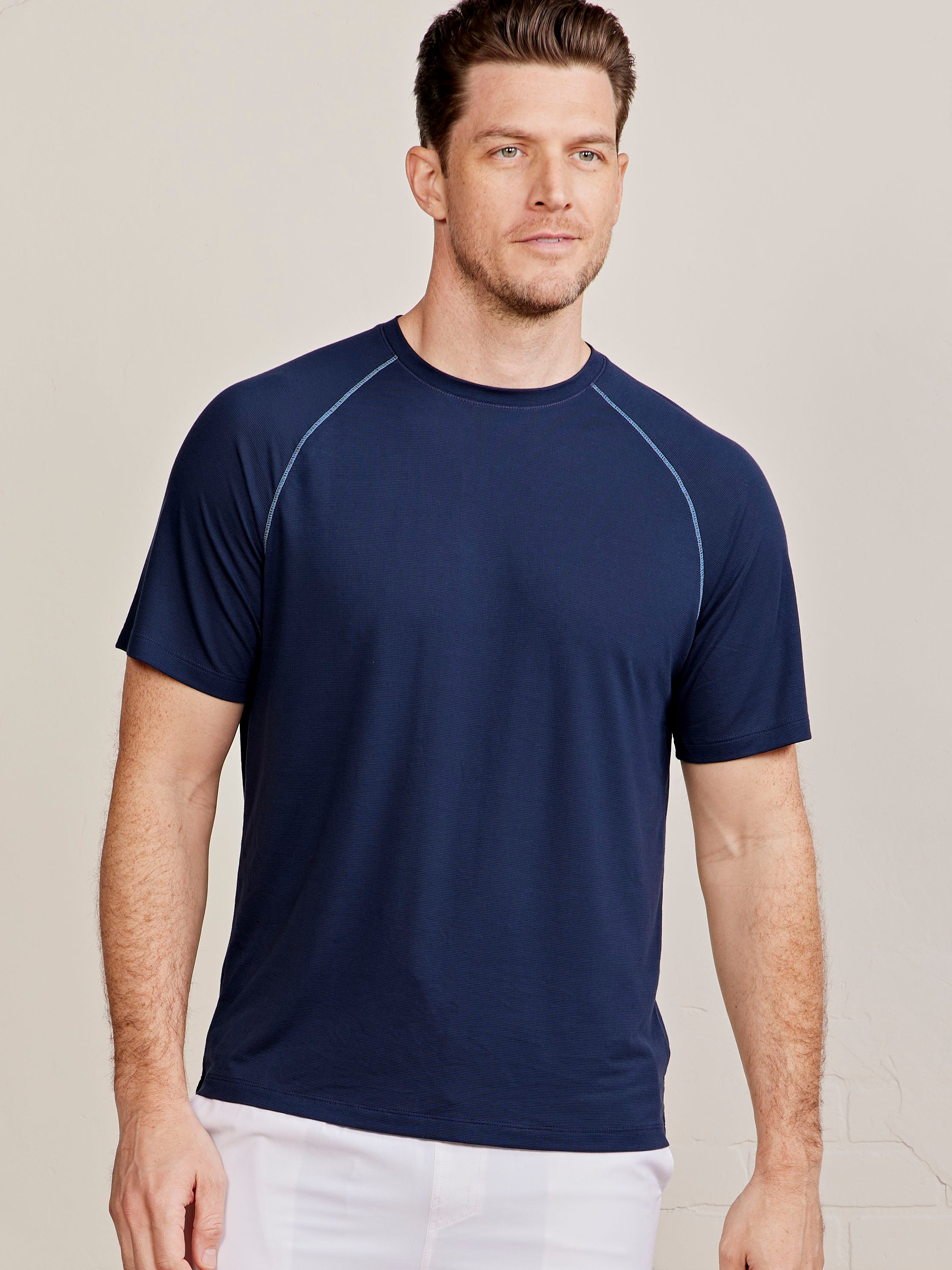 Vital MicroAir Performance Mesh T-Shirt - tasc Performance (ClassicNavy/TropicalBlue)