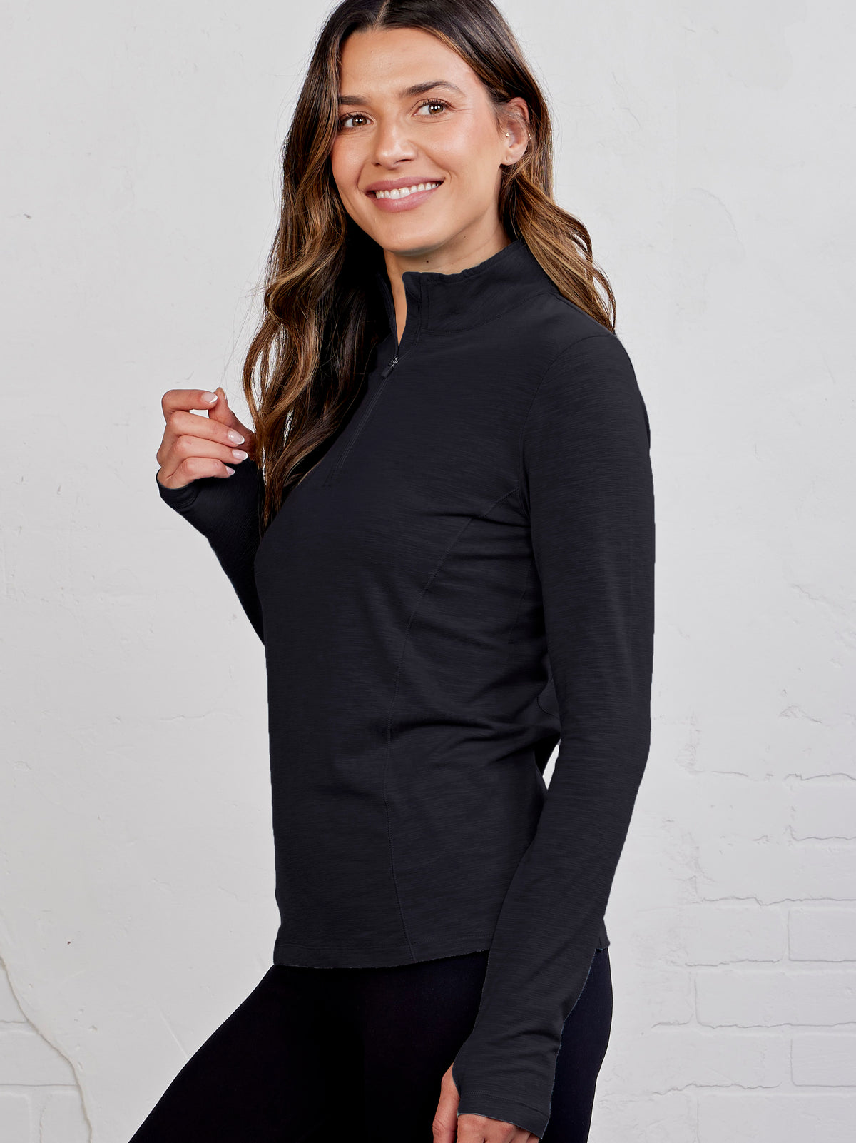 tasc Recess Quarter Zip (Black)