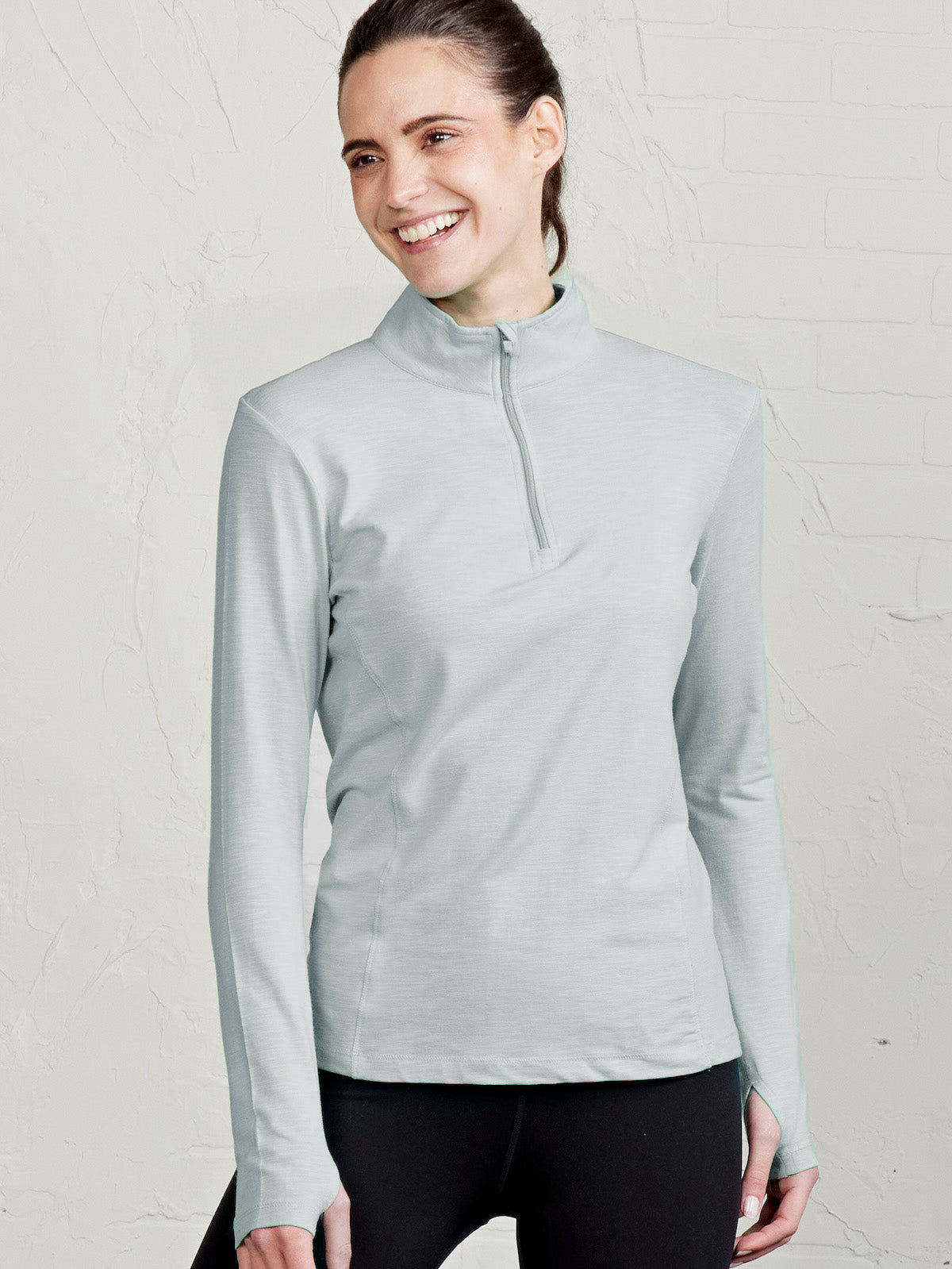 Recess Quarter Zip - tasc Performance (PerfectGrayHeather)