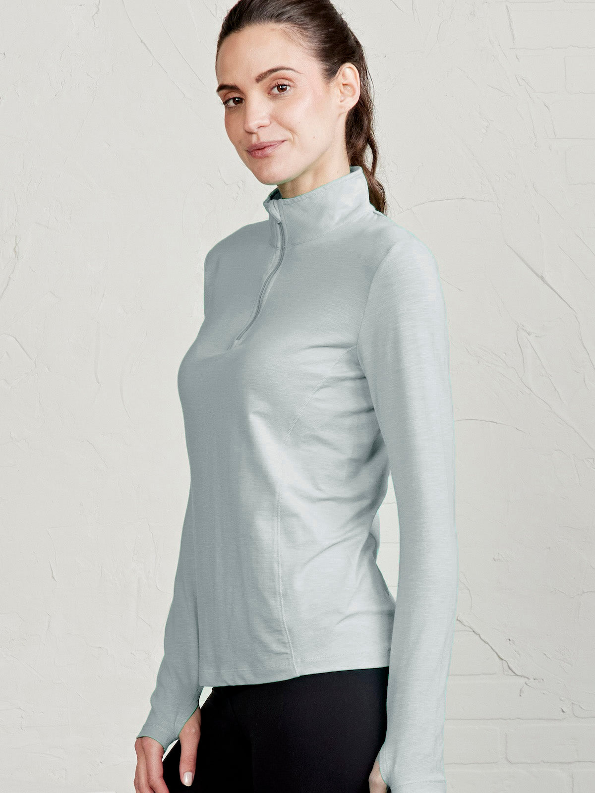 Recess Quarter Zip - tasc Performance (PerfectGrayHeather)