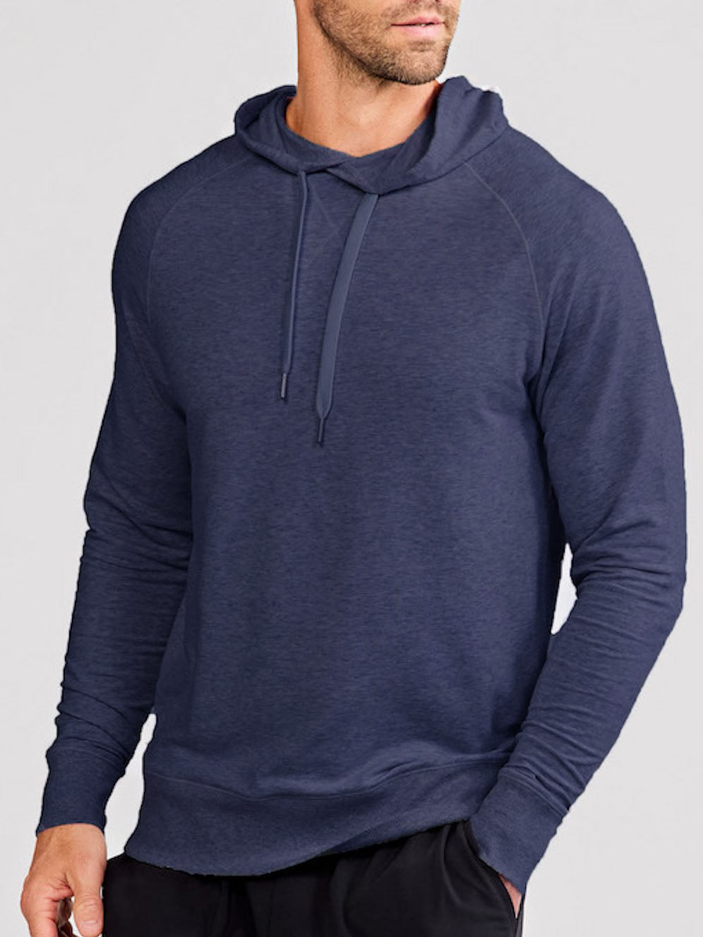 Stadium French Terry Hoodie - tasc Performance (ClassicNavyHeather)