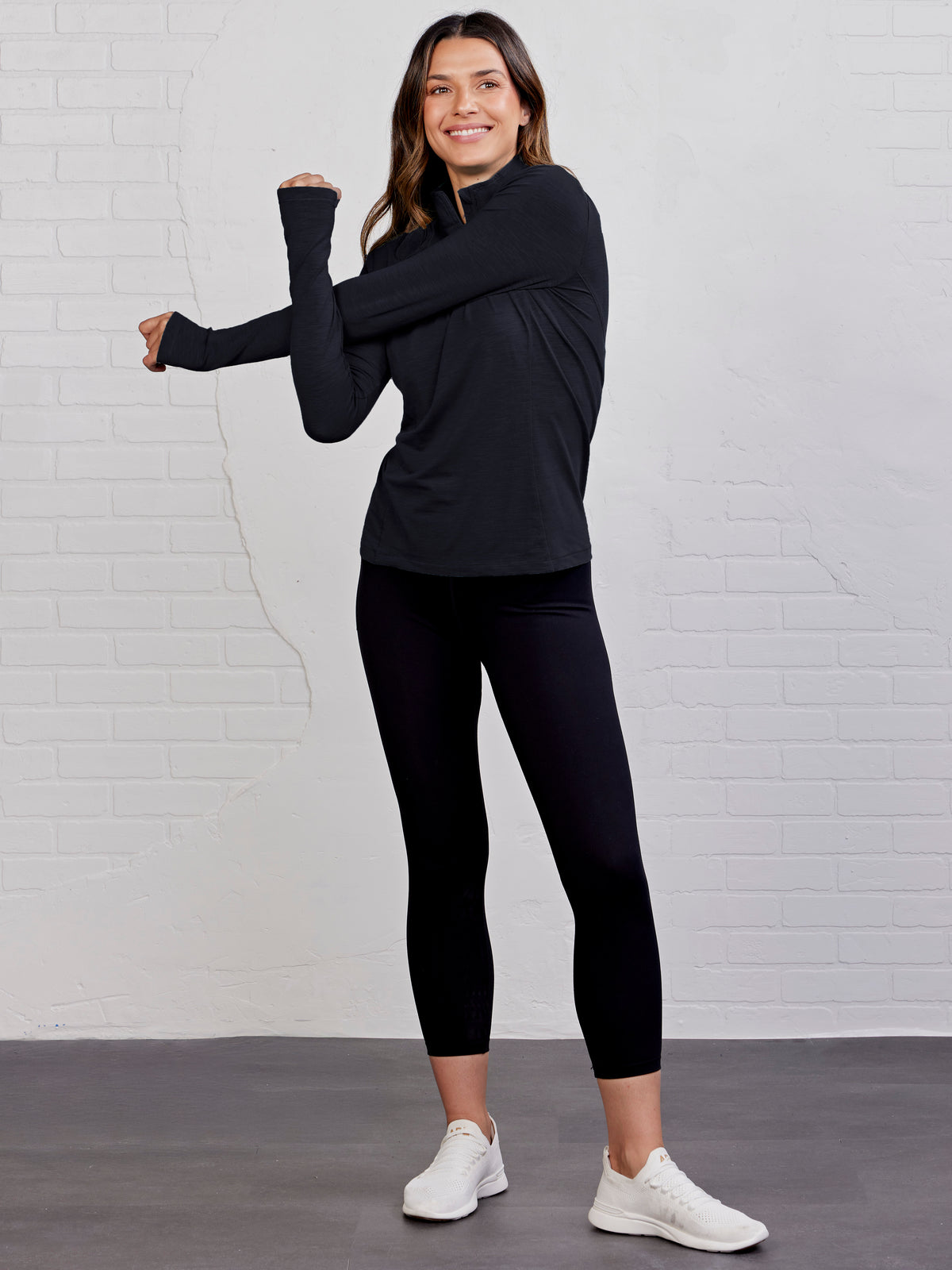 tasc Recess Quarter Zip (Black)