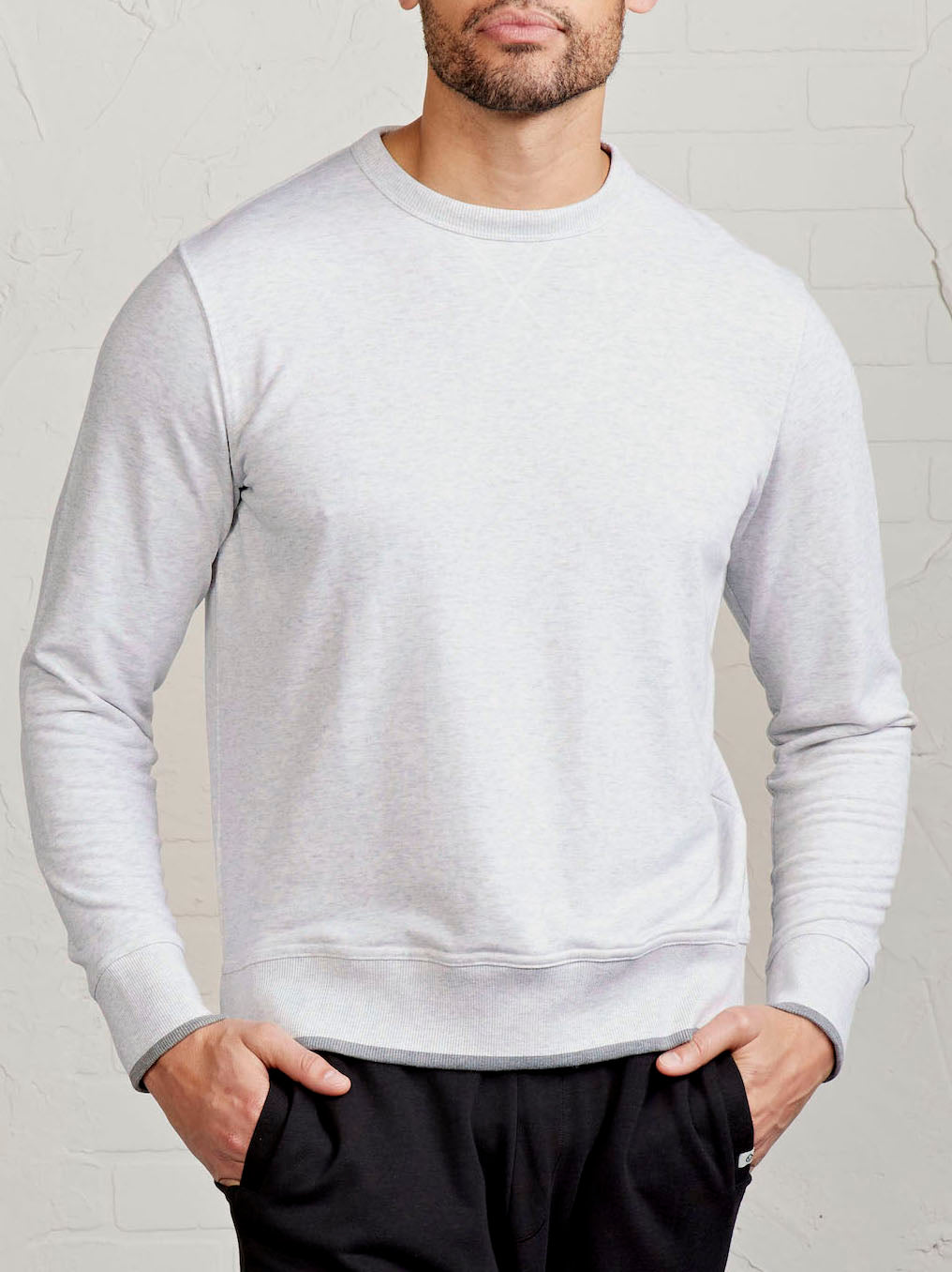 Stadium French Terry Sweatshirt - tasc Performance (MarbleHeather)