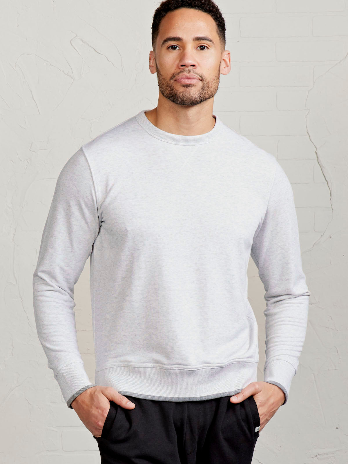Stadium French Terry Sweatshirt - tasc Performance (MarbleHeather)