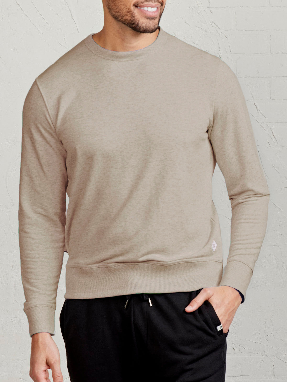 Stadium French Terry Sweatshirt - tasc Performance (GrayOakHeather)