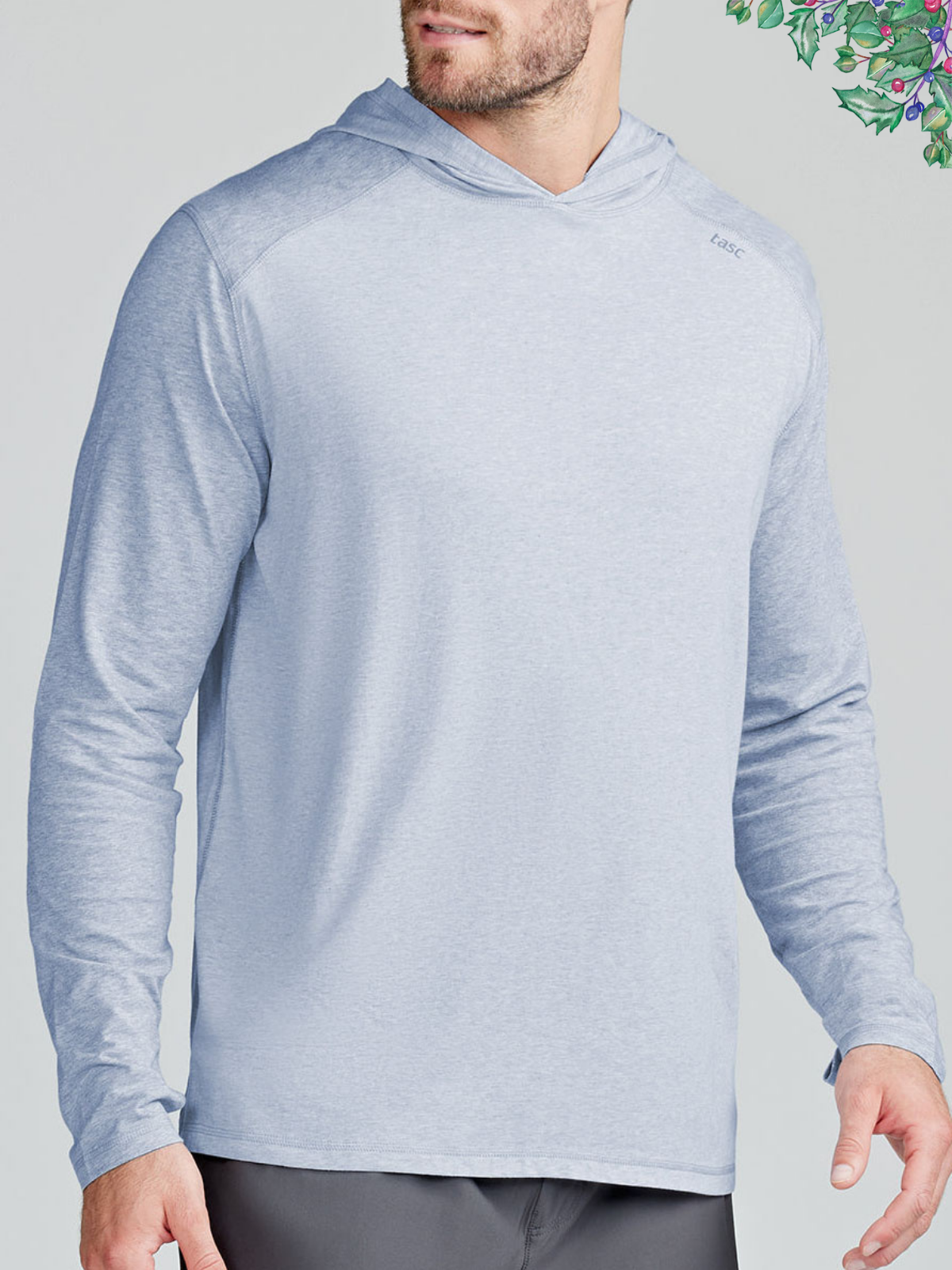 Carrollton LS Hood - tasc Performance (CloudHeather)