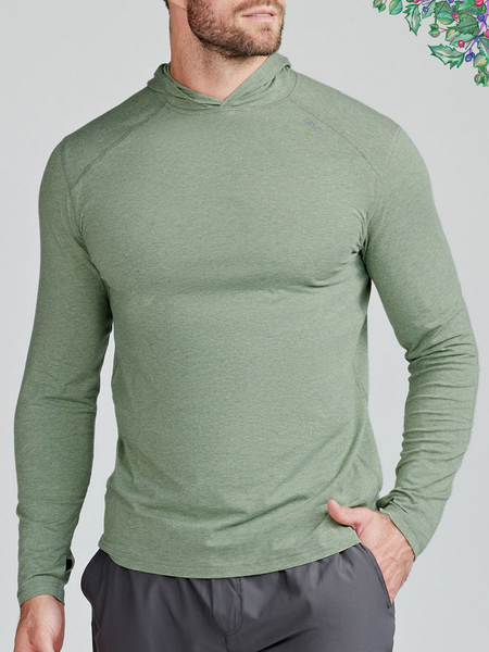 Carrollton Lightweight Hoodie - Kelp Heather – tasc Performance