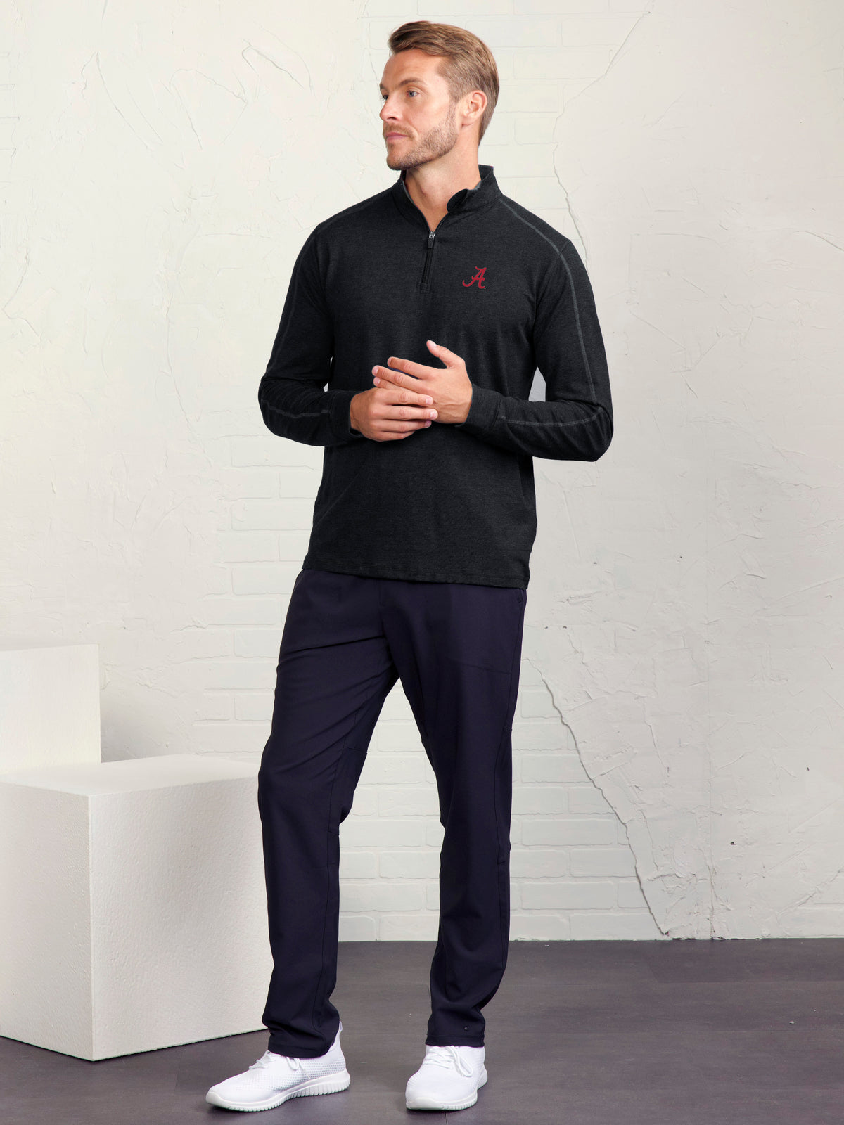 Carrollton Quarter Zip (Black/Gunmetal)