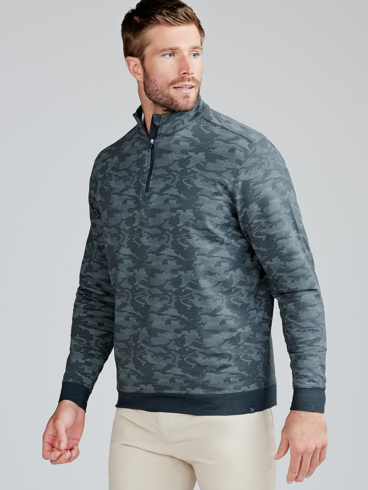 Cloud Golf Quarter Zip - tasc Performance (GunmetalCamo)