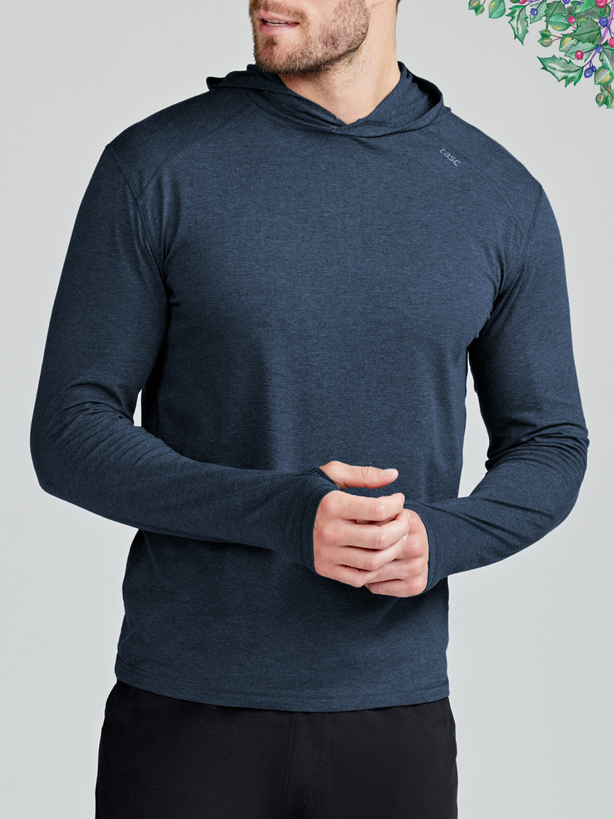 Carrollton Lightweight Hoodie  - tasc Performance (ClassicNavyHeather)