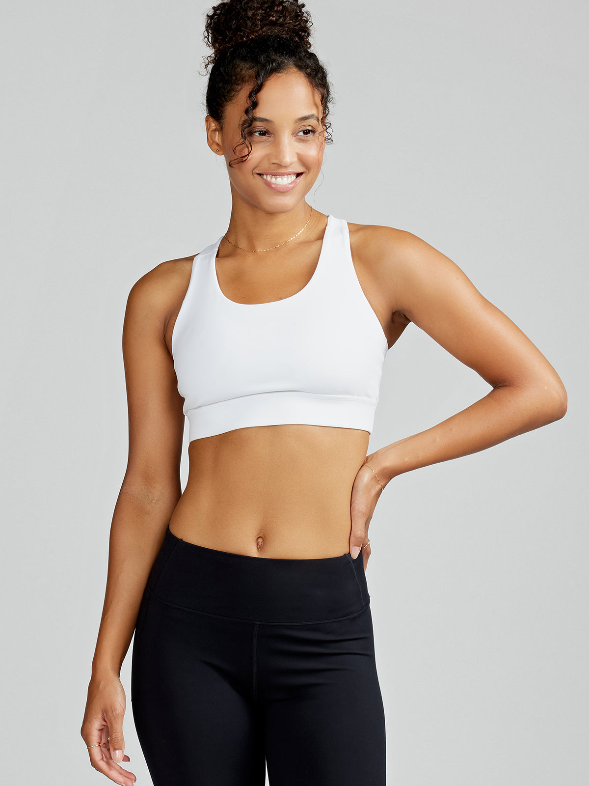 Sculptive Sports Bra Set- White - tasc Performance (White)