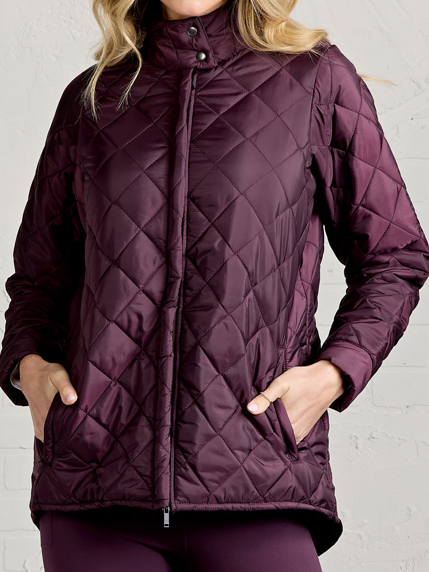 Westchester Quilted Coat tasc Performance (CometPurple)
