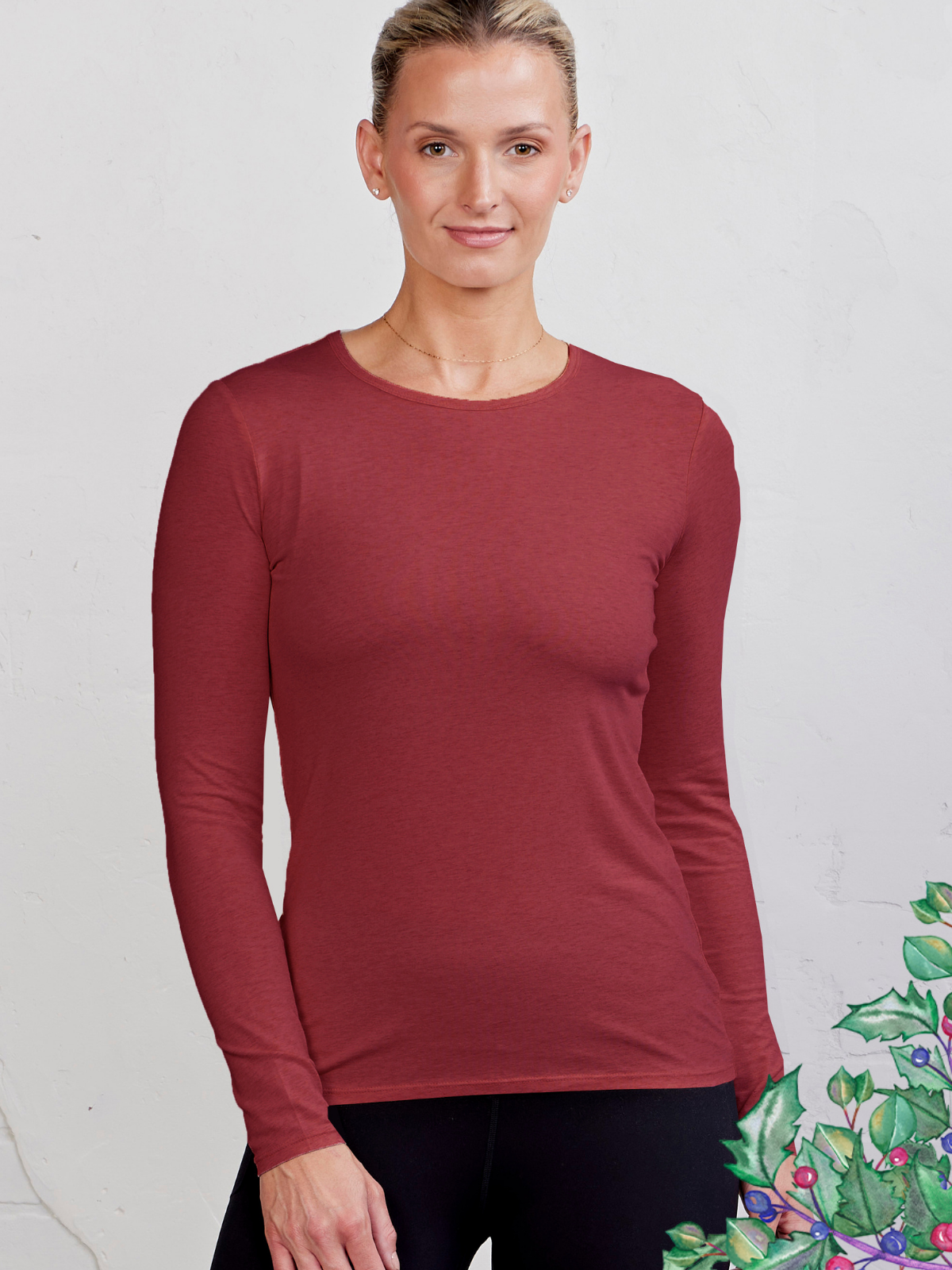 NOLA Long Sleeve T-Shirt - tasc Performance (BrickHeather)