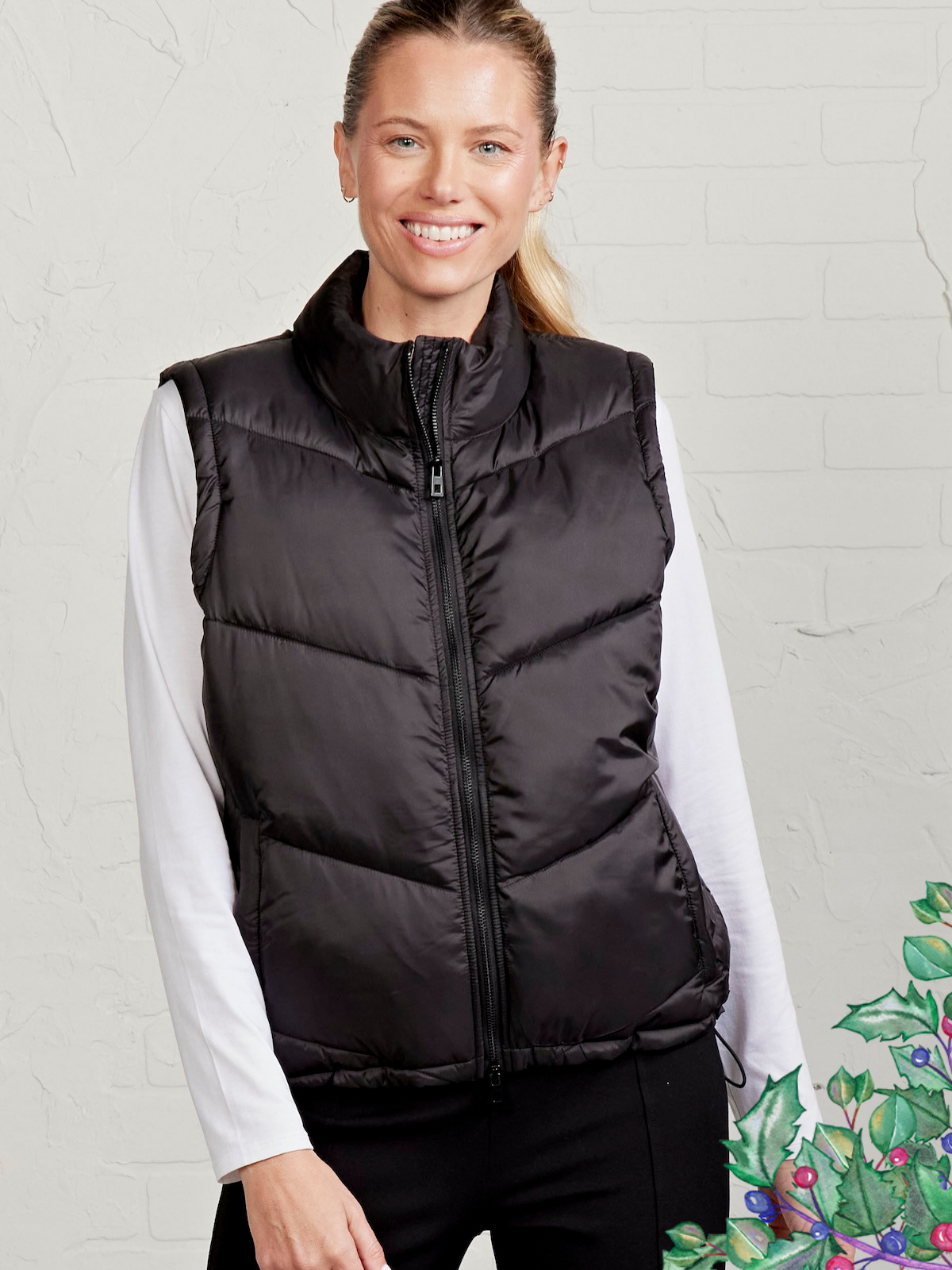 Power Quilt Puffer Vest - tasc Performance (Black)