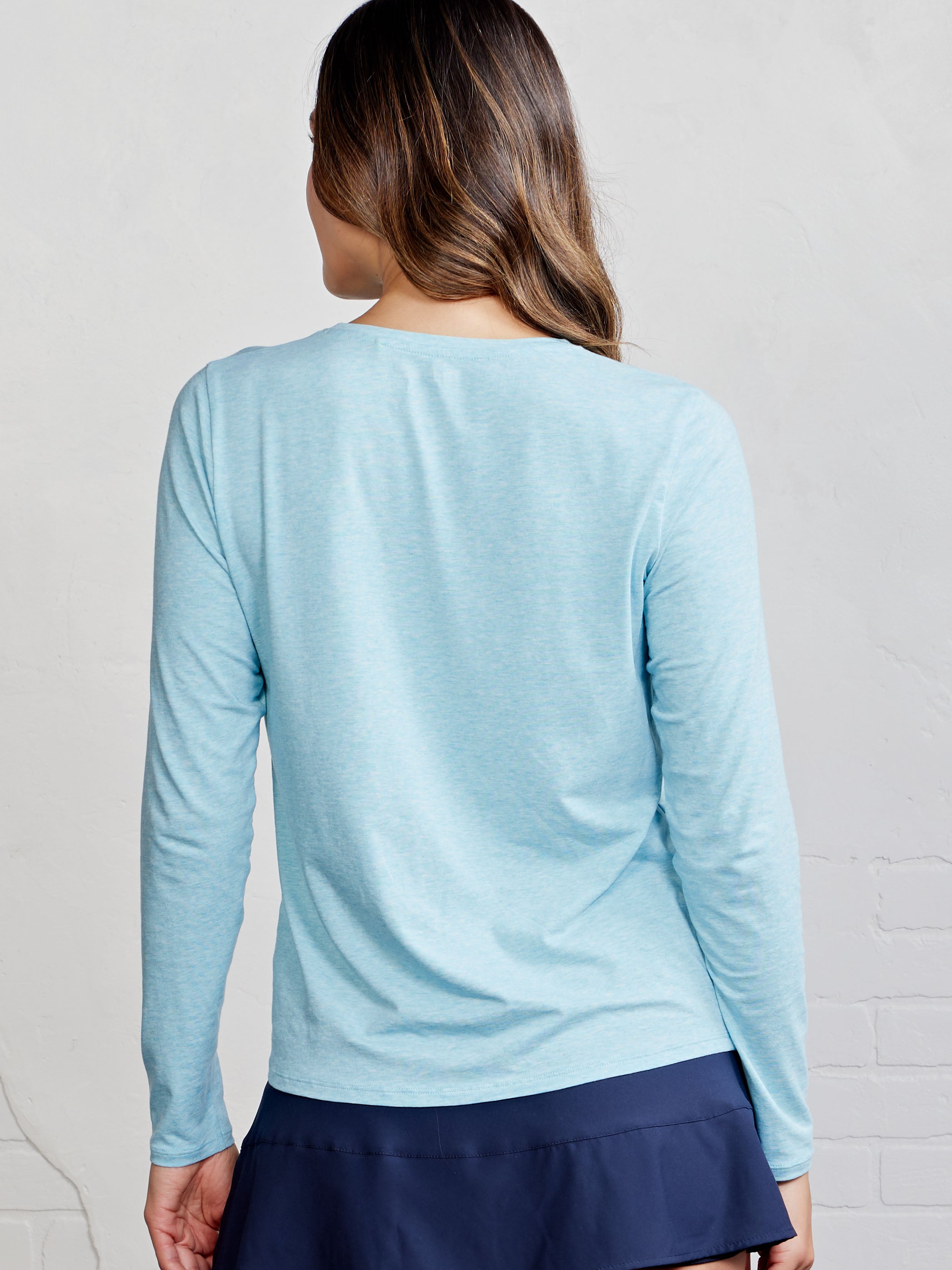 All Day Long Sleeve T-Shirt - tasc Performance (WaterfallHeather)