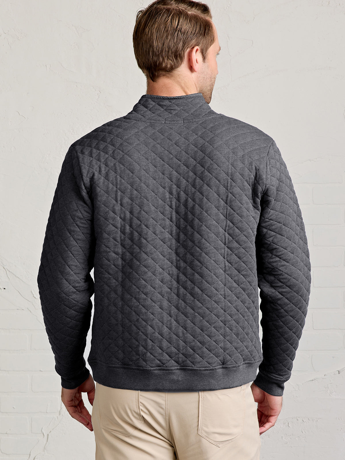 Newport Soft Quilt Pullover - tasc Performance (IronHeather)