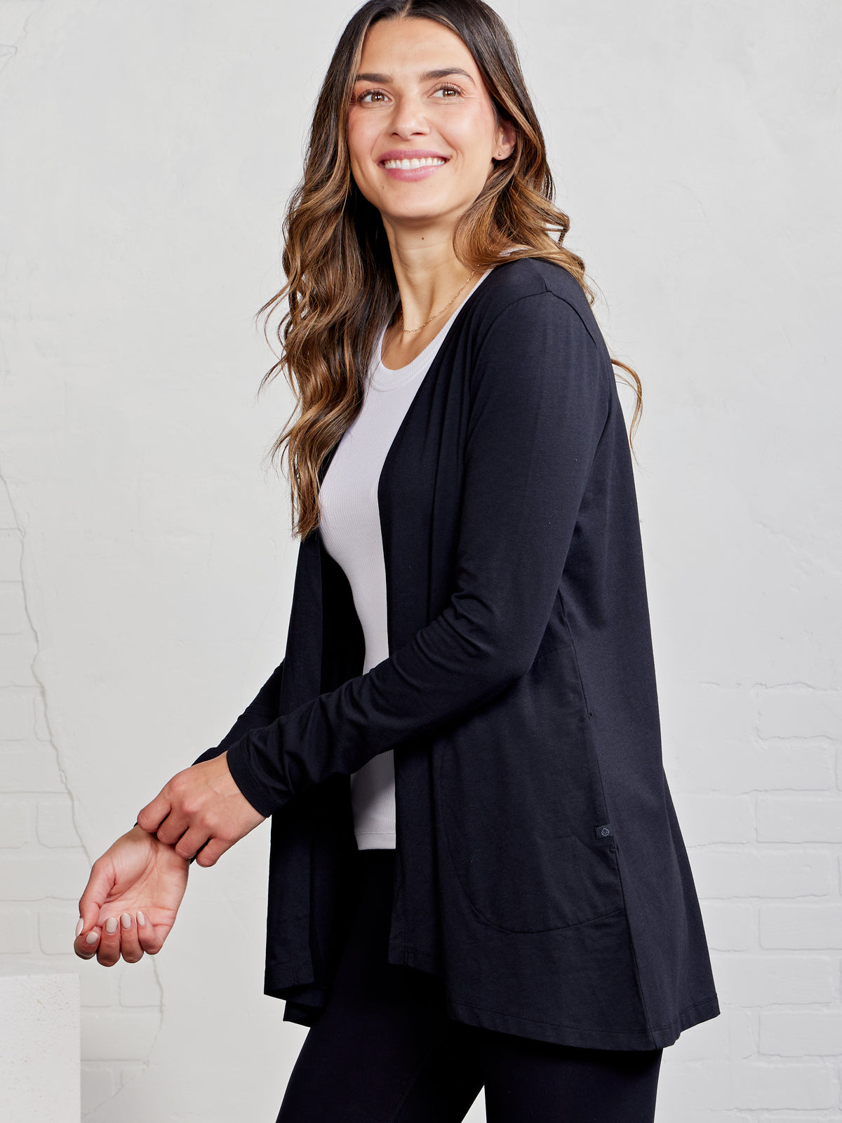 tasc Favorite Cardigan (Black)