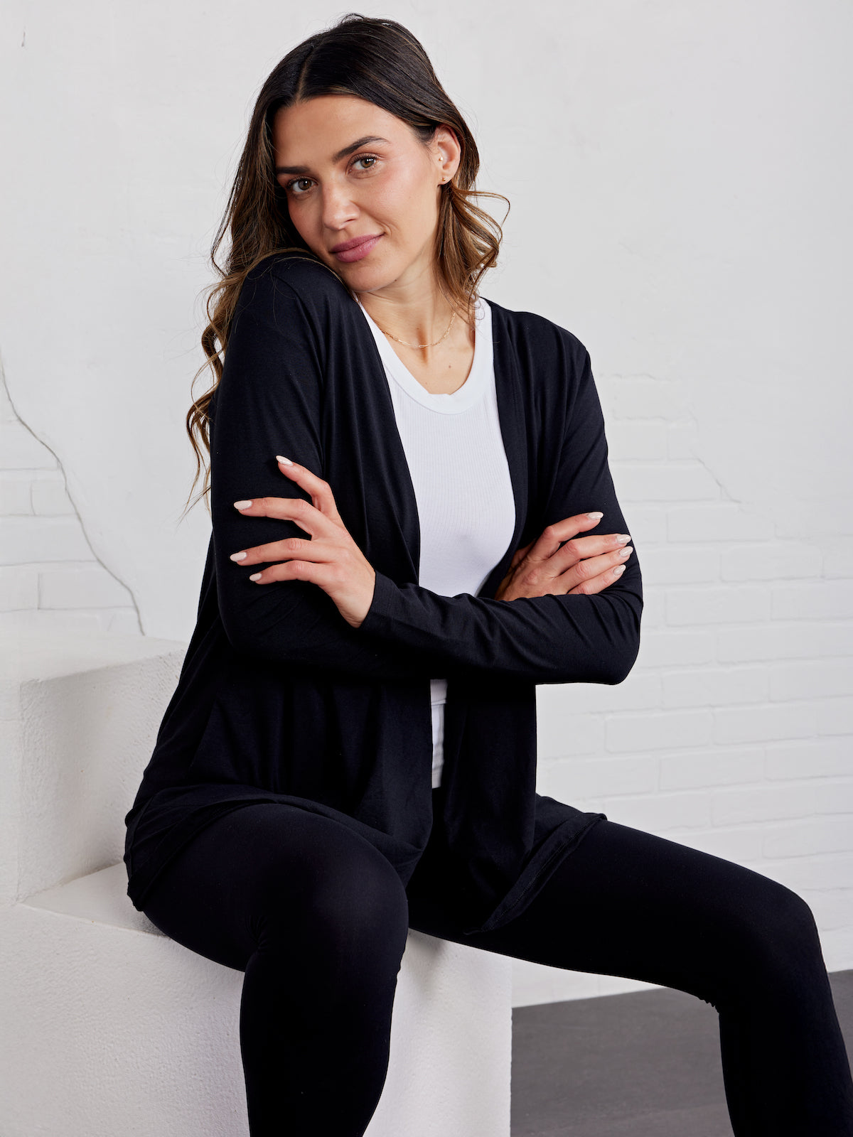 Favorite Cardigan - tasc Performance (Black)