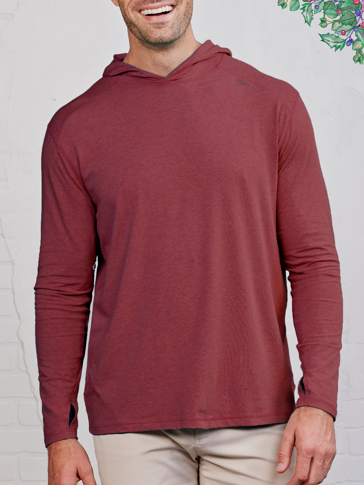 Carrollton Lightweight Hoodie - tasc Performance (BrickHeather)