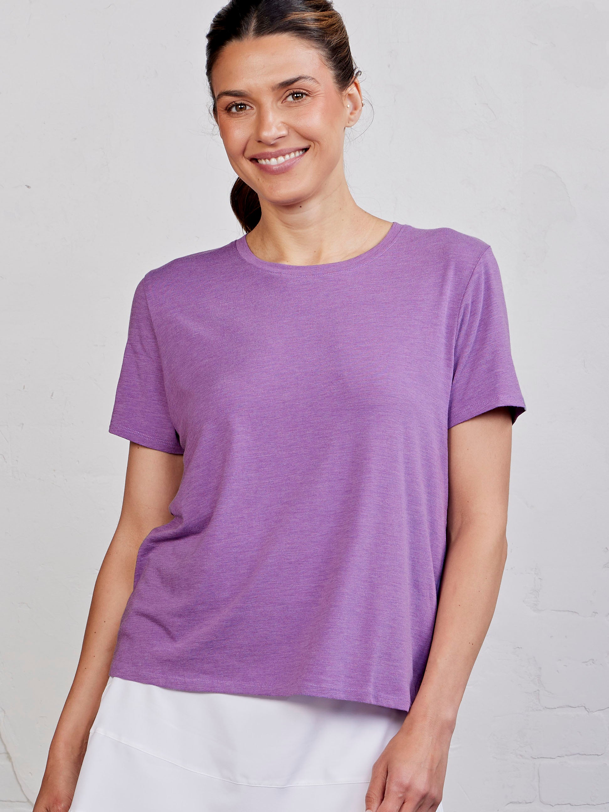 All Day Short Sleeve T-Shirt - tasc Performance (ParadiseHeather)