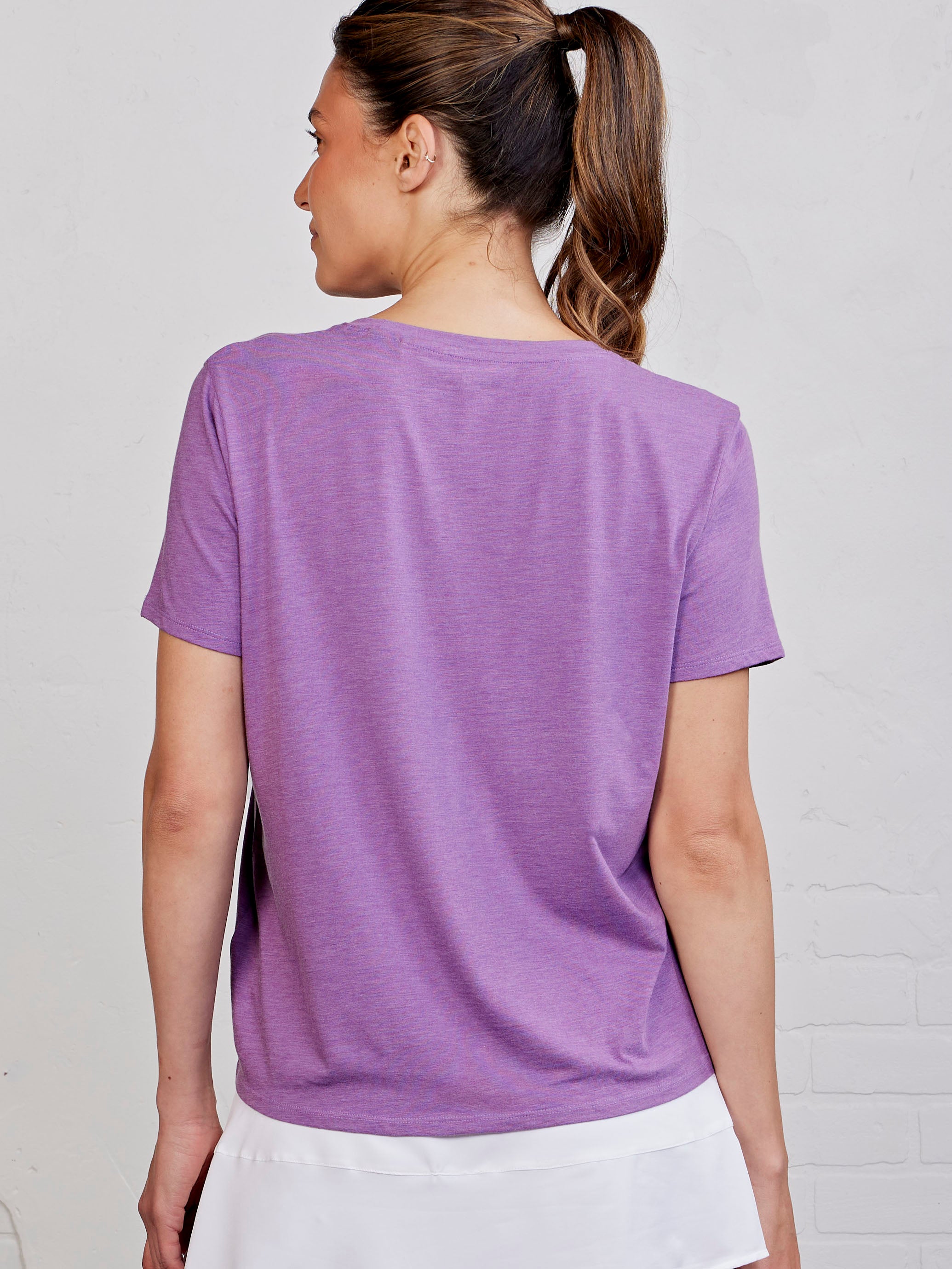 All Day Short Sleeve T-Shirt - tasc Performance (ParadiseHeather)