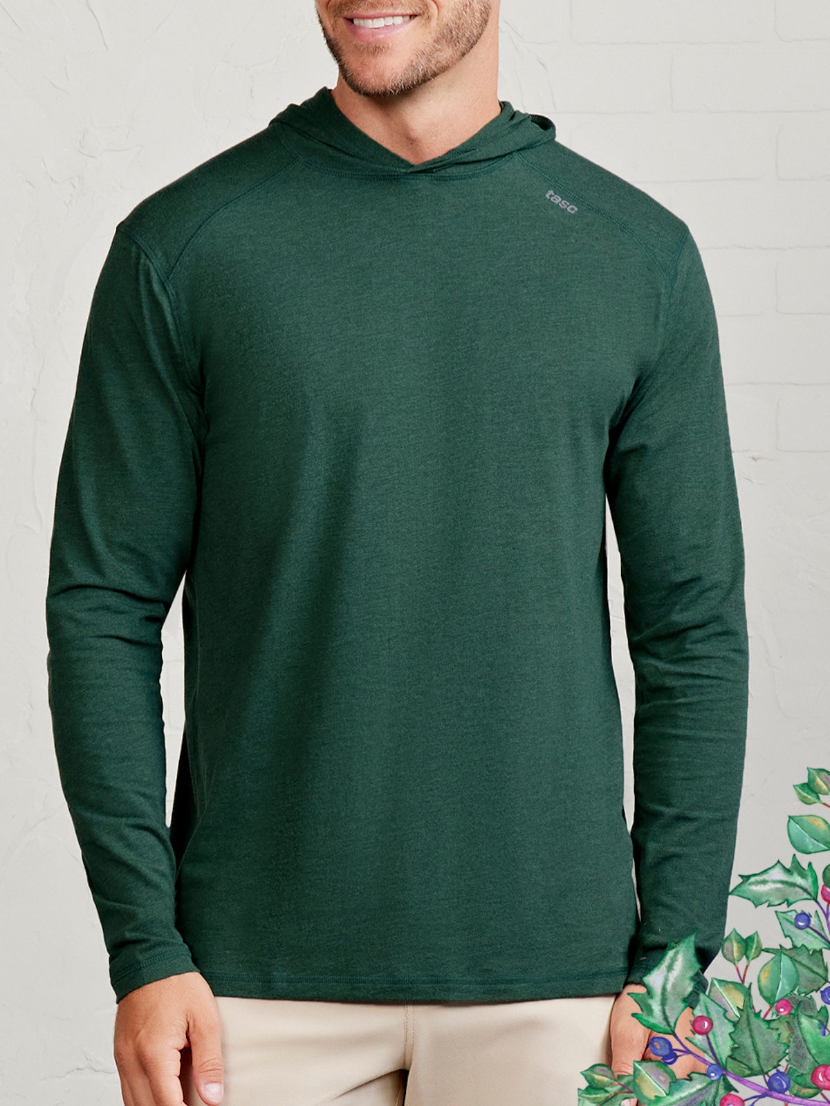 Carrollton Lightweight Hoodie - tasc Performance (SpruceHeather)