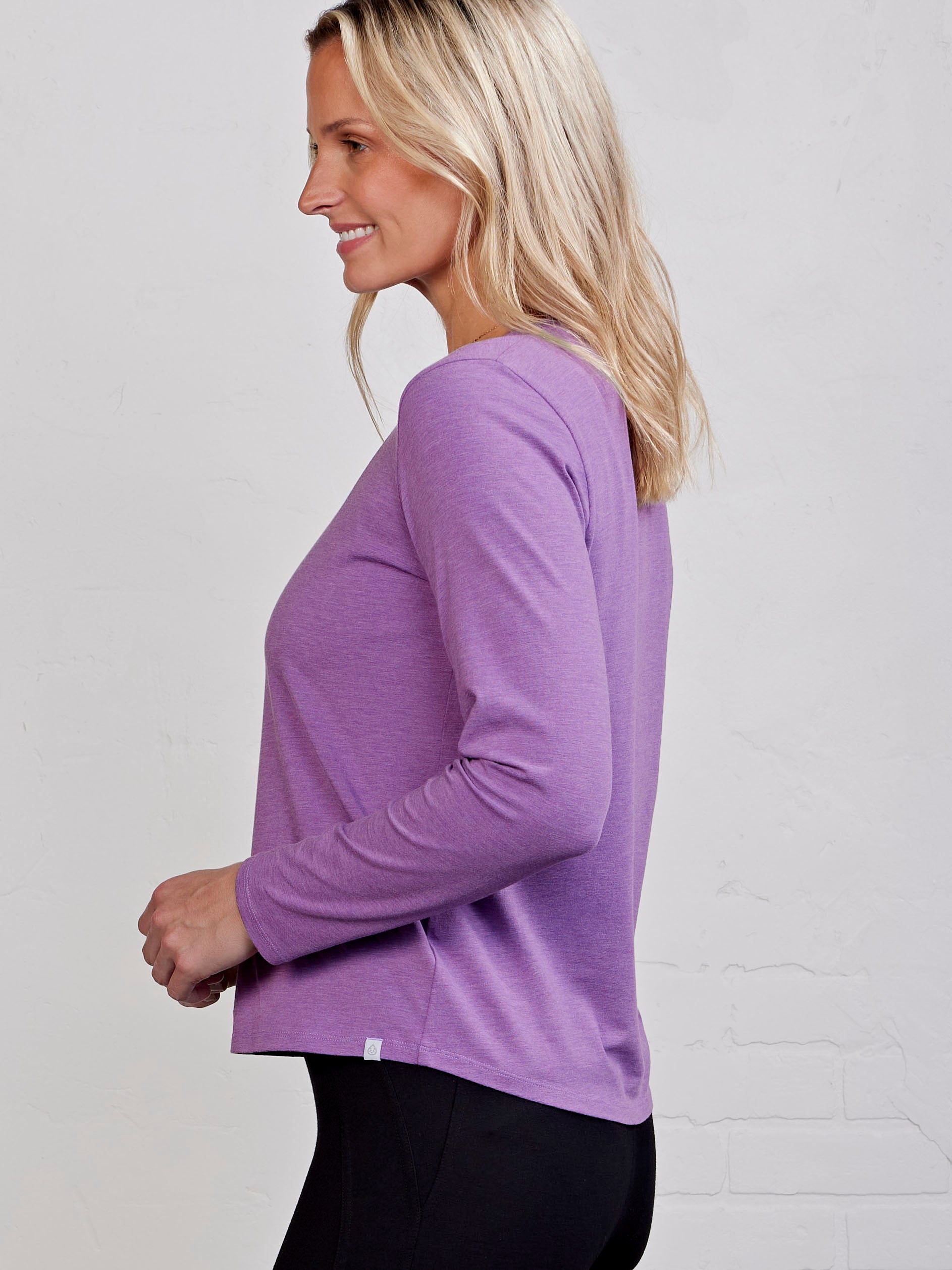 All Day Long Sleeve T-Shirt - tasc Performance (ParadiseHeather)